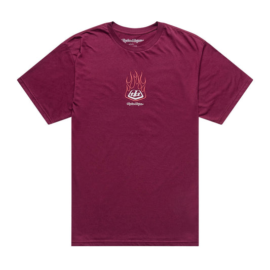 Short Sleeve Tee Flame2 Sangria