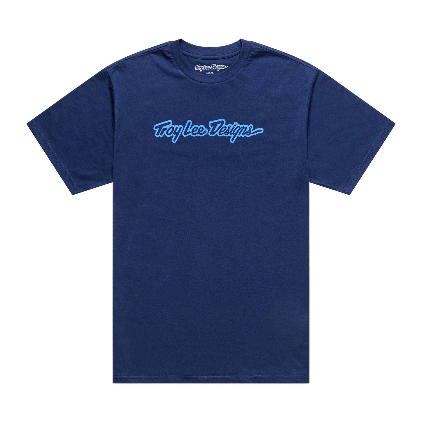 Short Sleeve Tee Signature Navy / Aero Blue