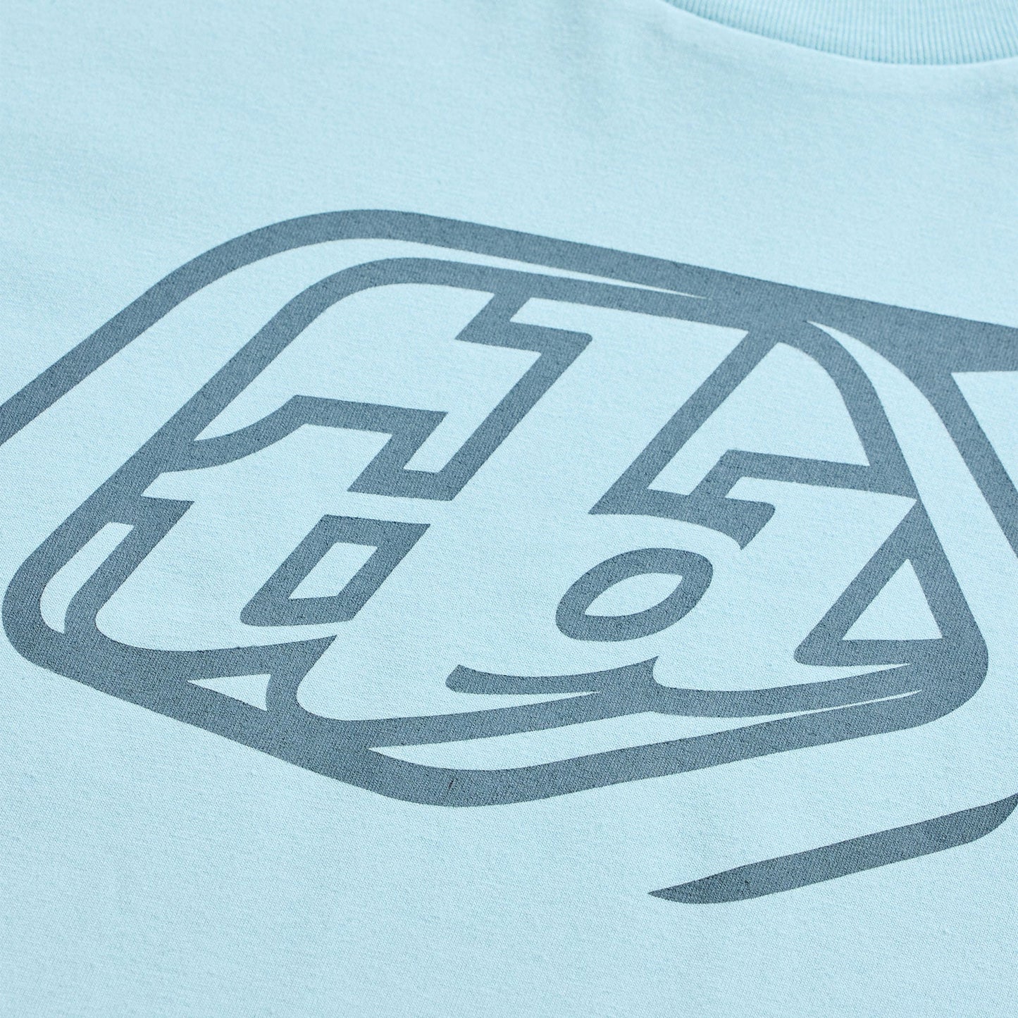 Short Sleeve Tee Badge Dawn Blue