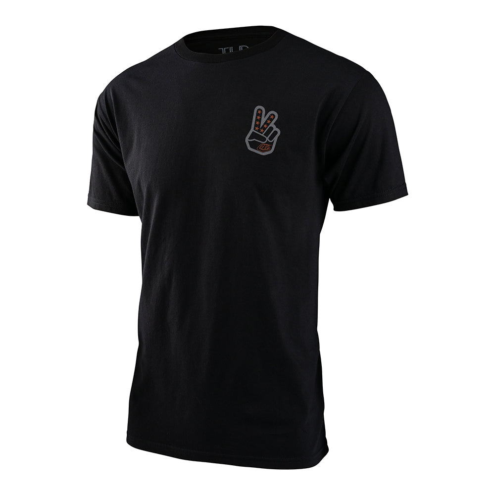 TLD Short Sleeve Tee Peace Out Black / Grey Black / Grey