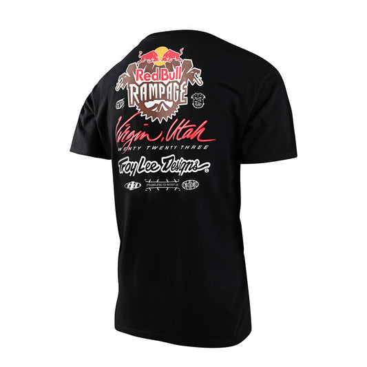 Short Sleeve Tee TLD Redbull Rampage Scorched Black
