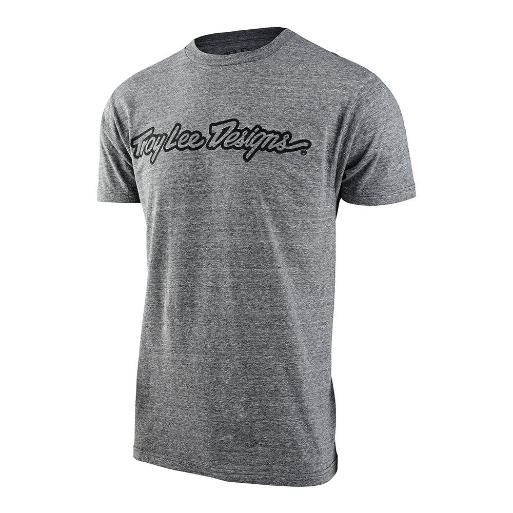 TLD Short Sleeve Tee Signature Vintage Snow Htr Vintage Snow Htr