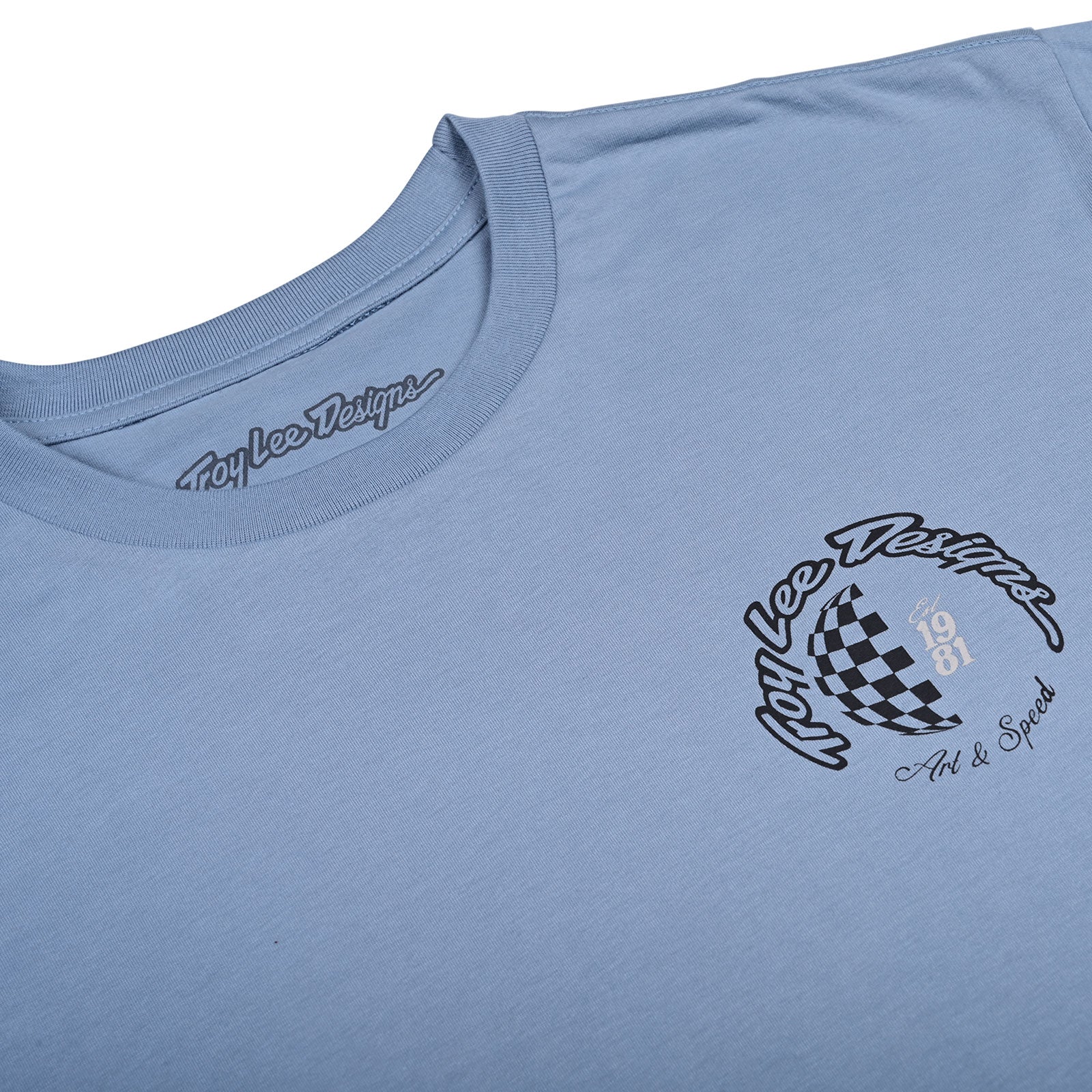 TLD Short Sleeve Tee Worldwide Dusty Blue