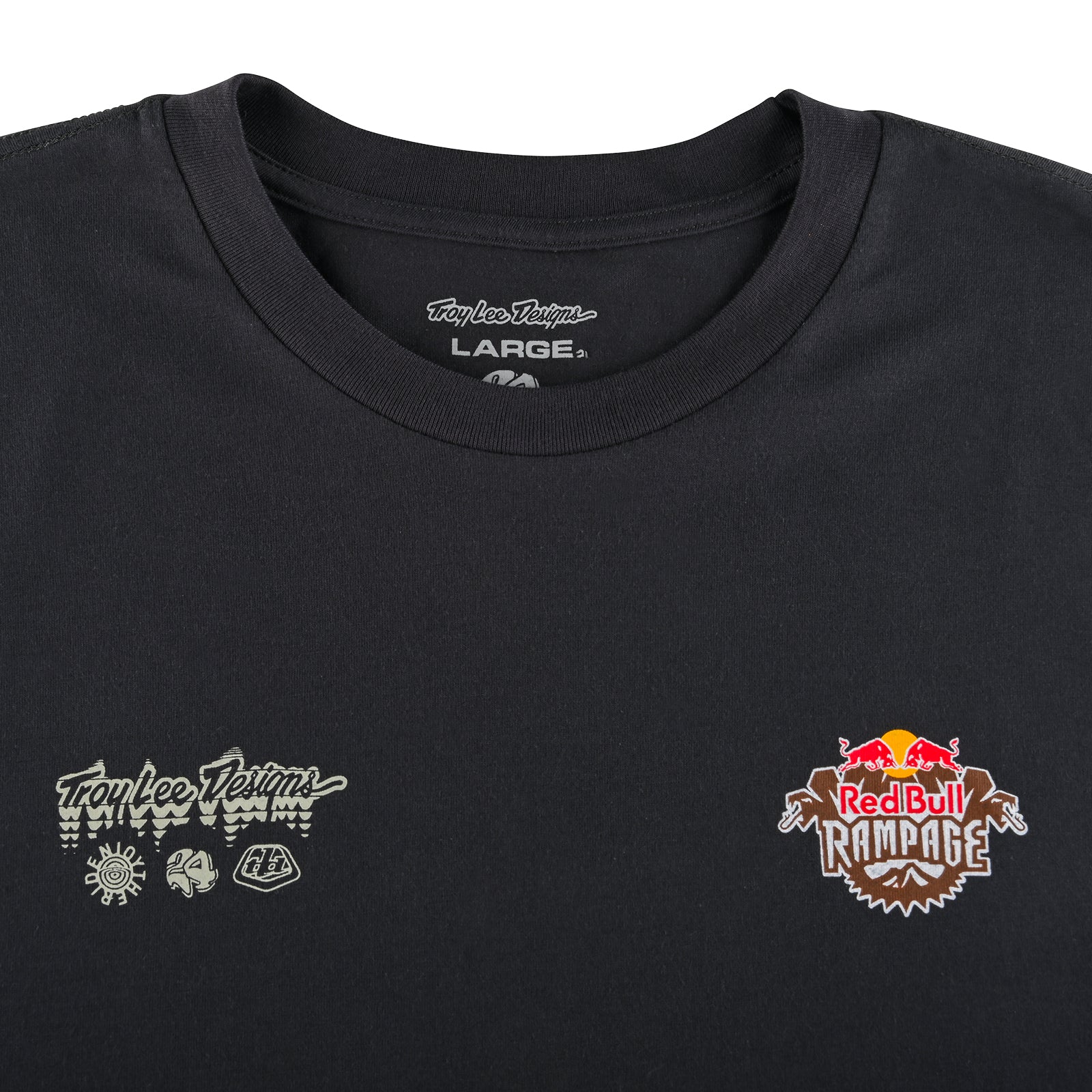 Short Sleeve Tee Troy Lee Designs X Redbull Rampage Altered Reality Coal
