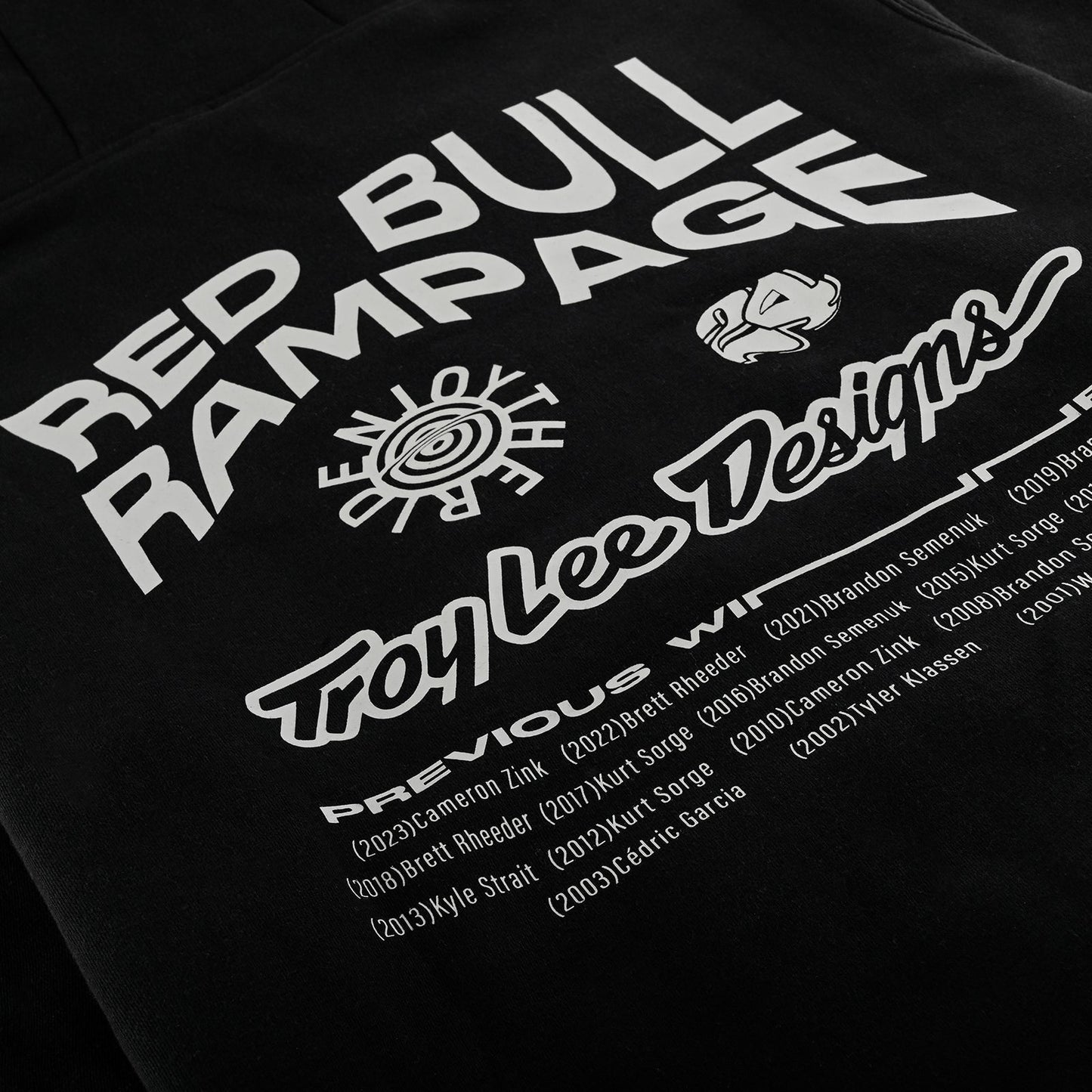 TLD Pullover Hoodie Troy Lee Designs X Redbull Rampage Mind Melt Black