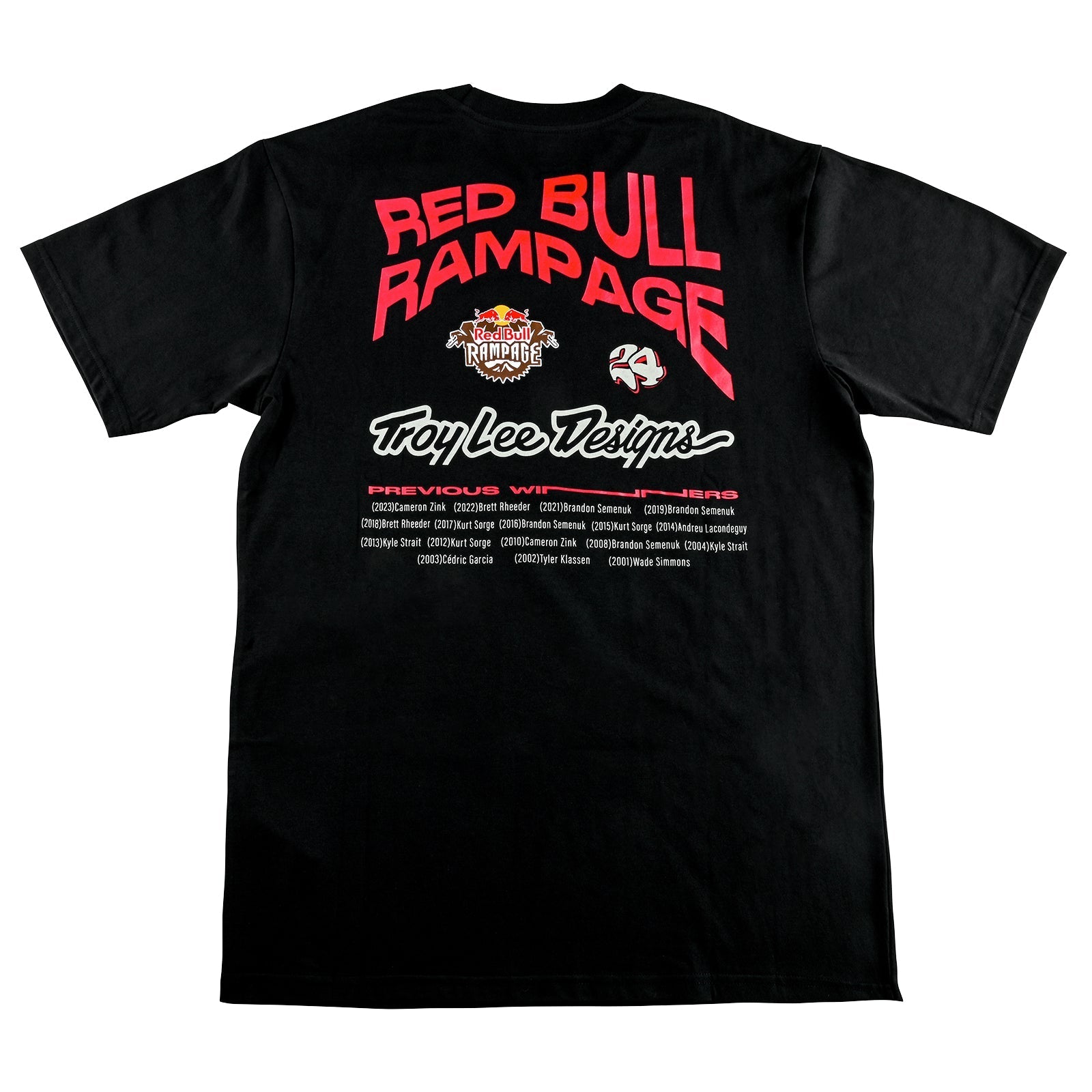 Short Sleeve Tee Troy Lee Designs X Redbull Rampage Mind Melt Black