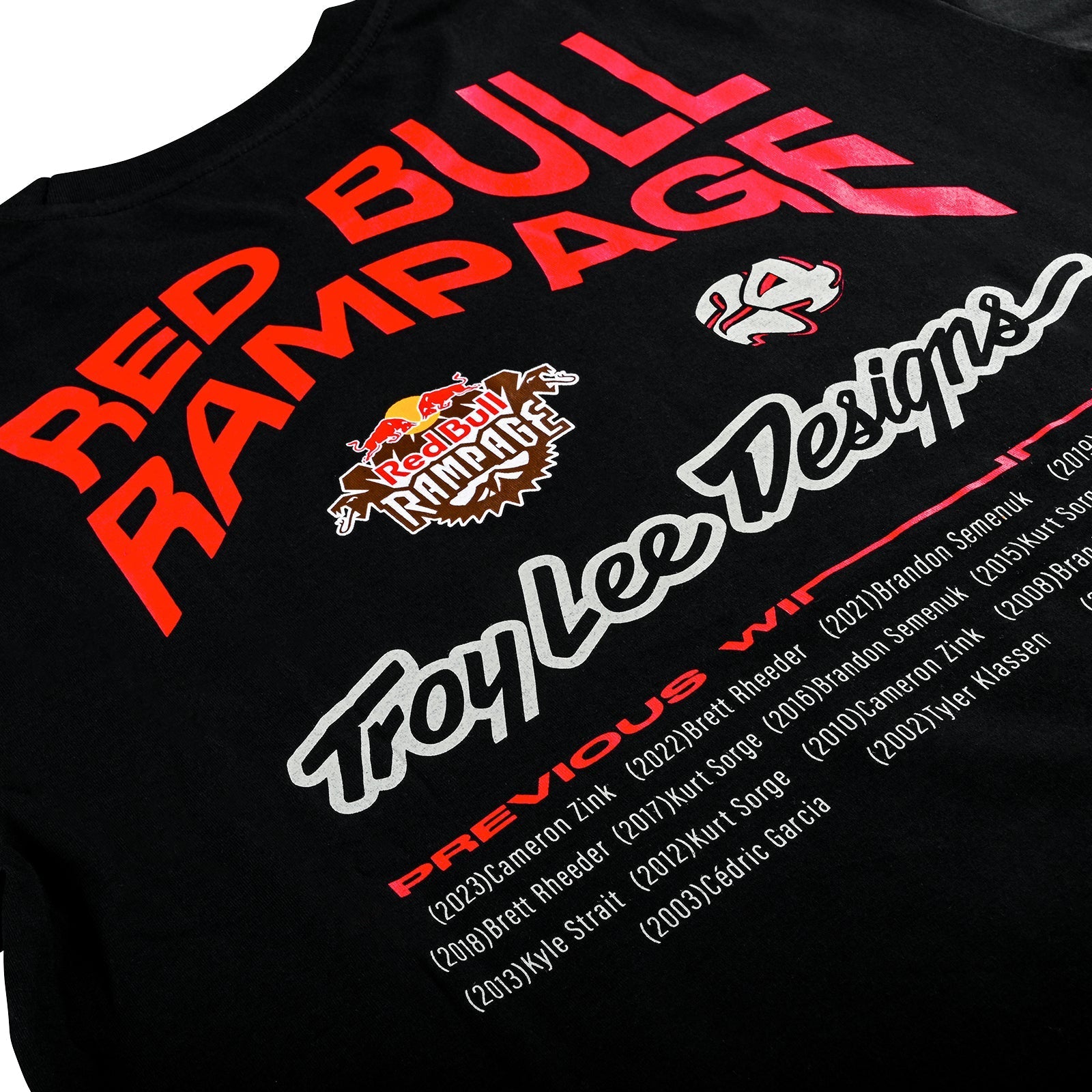 Short Sleeve Tee Troy Lee Designs X Redbull Rampage Mind Melt Black