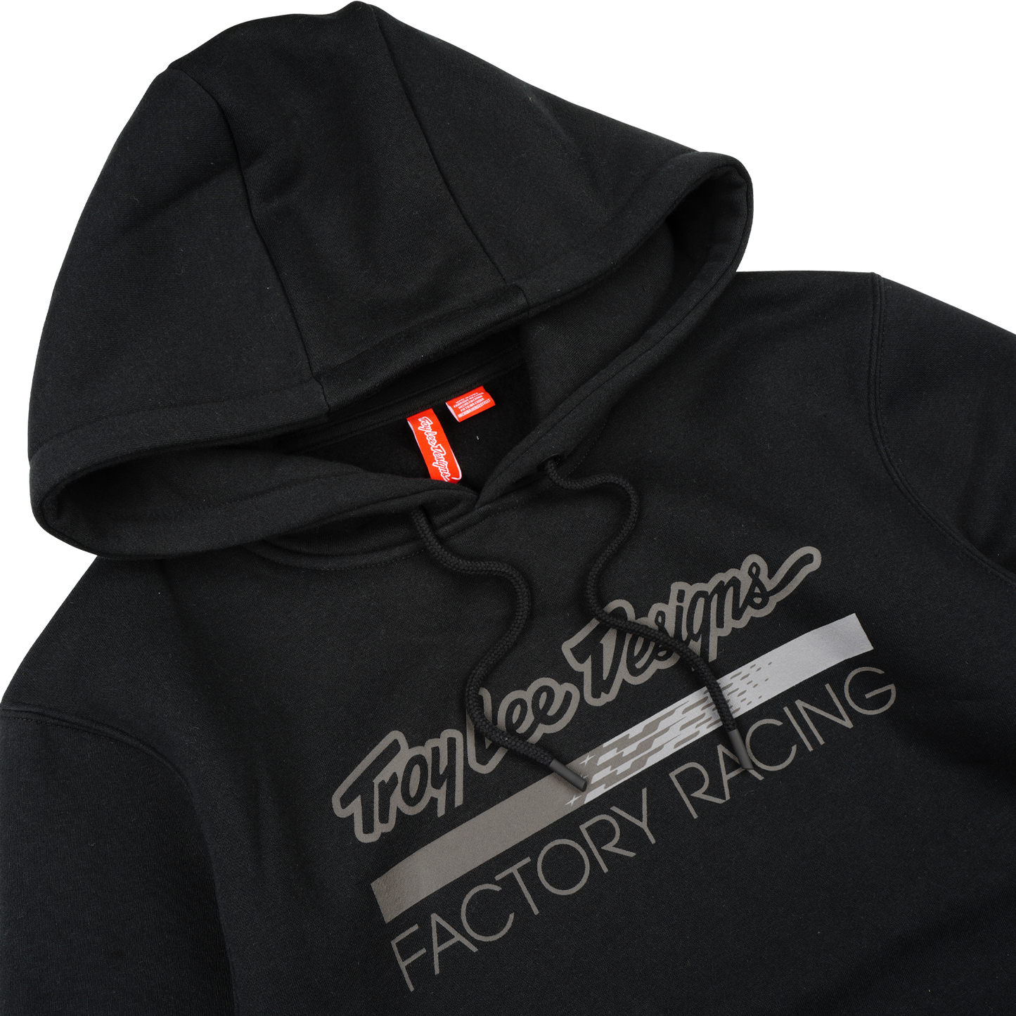 Pullover Hoodie Troy Lee Designs Factory Racing Black / Reflective