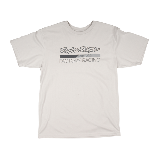 Short Sleeve Tee Troy Lee Designs Factory Racing Ash