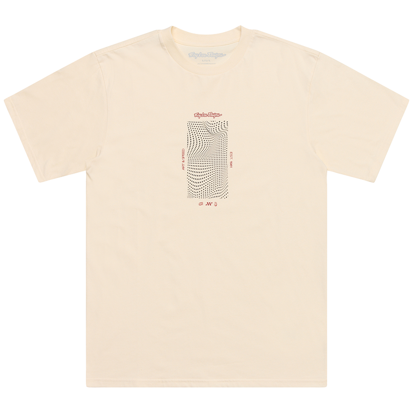 TLD Short Sleeve Tee Boxed Out Vintage White