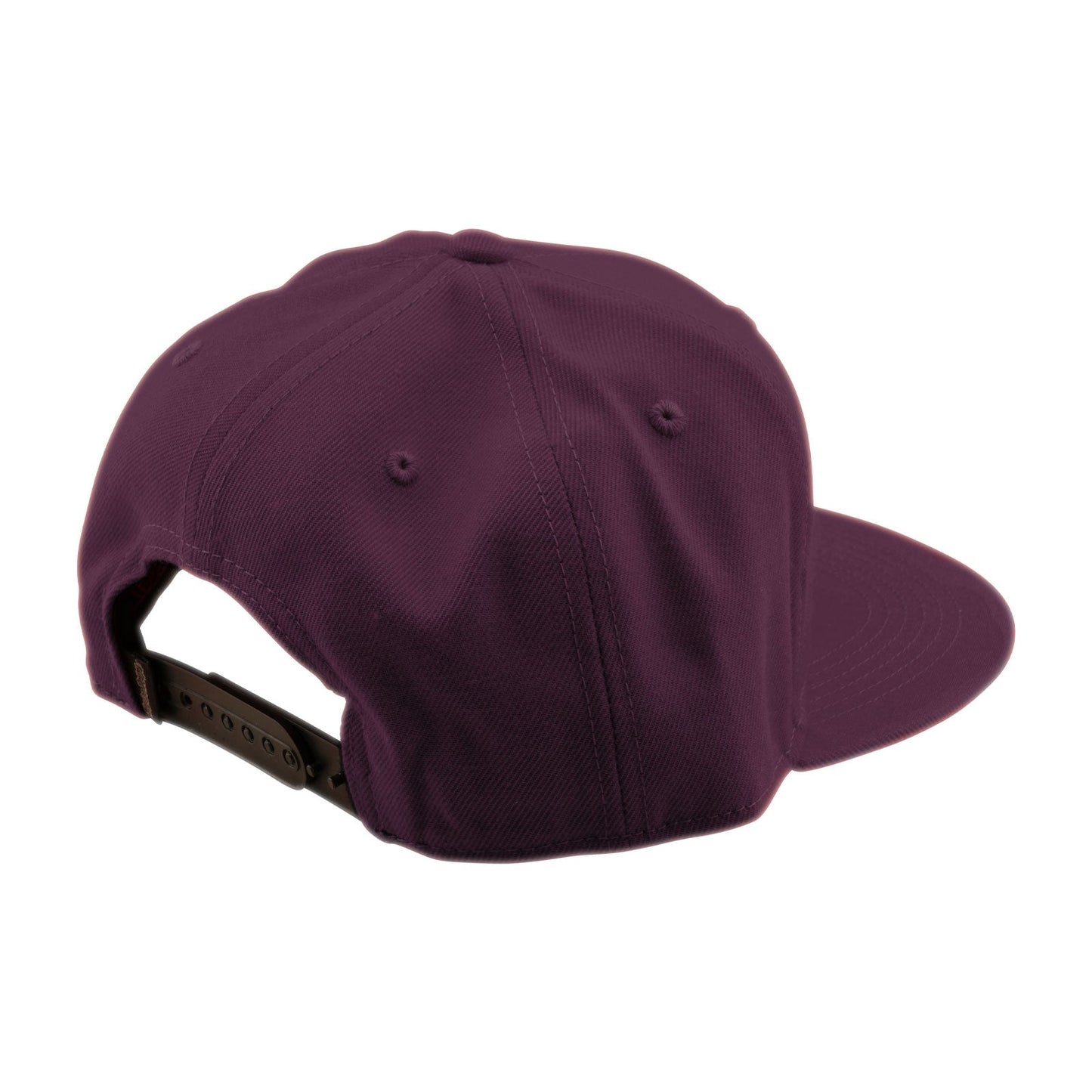 Flat Bill Snapback Badge Sangria