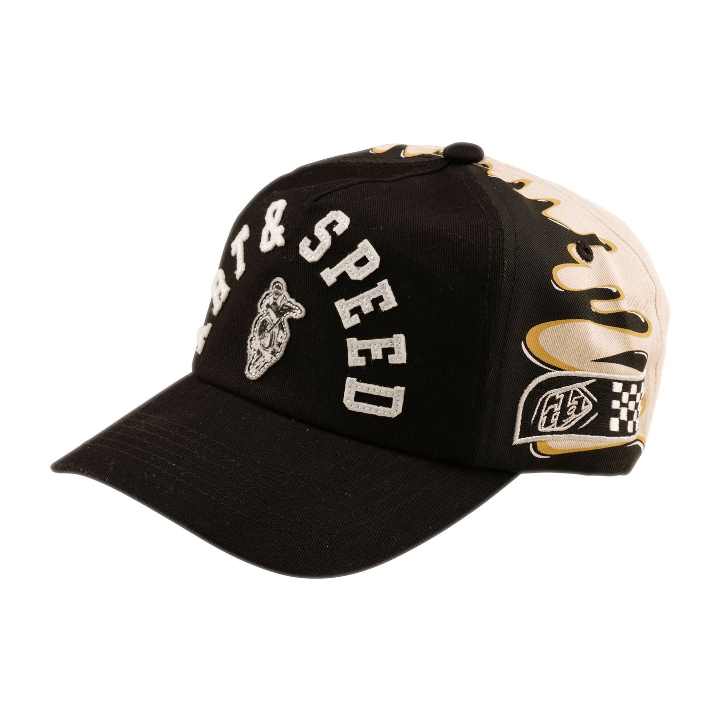 Unstructured Curved Snapback Finish Line Black / Pumice