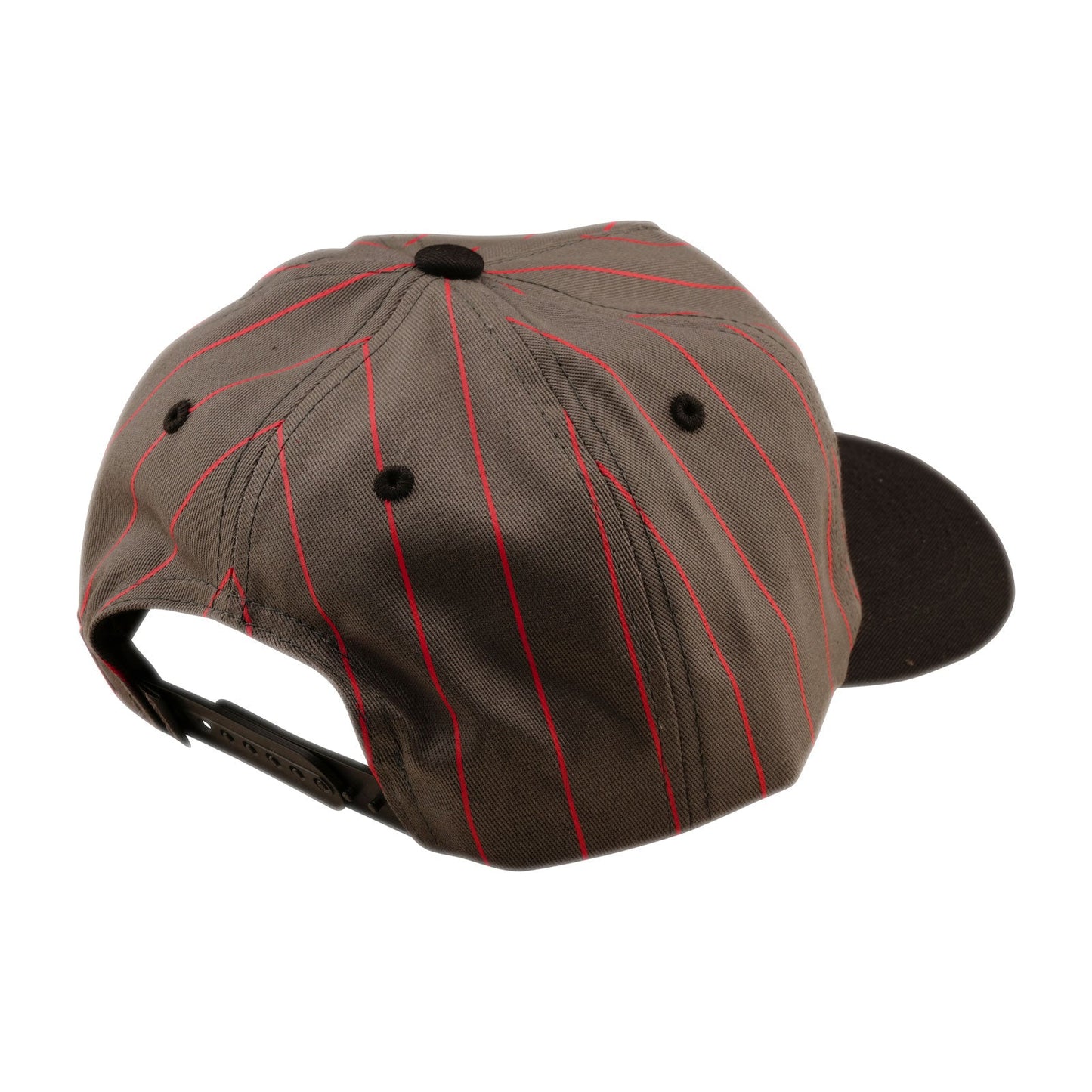 Unstructured Curved Snapback Medieval Gray / Red
