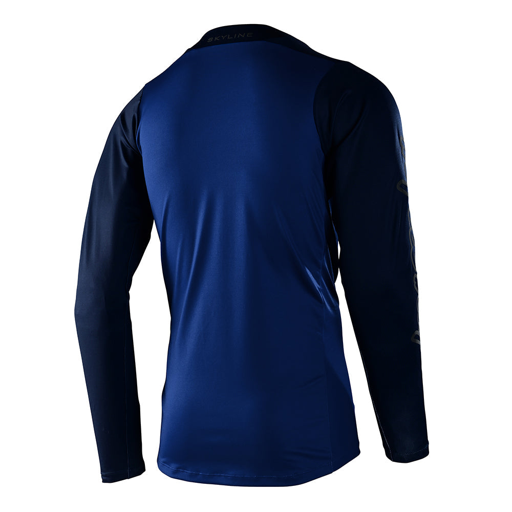 Troy Lee Skyline Long Sleeve Chill Jersey Mono True Blue