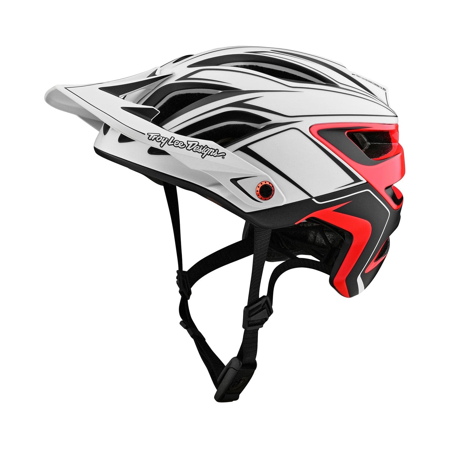 TLD A3 Helmet Pin White / Red