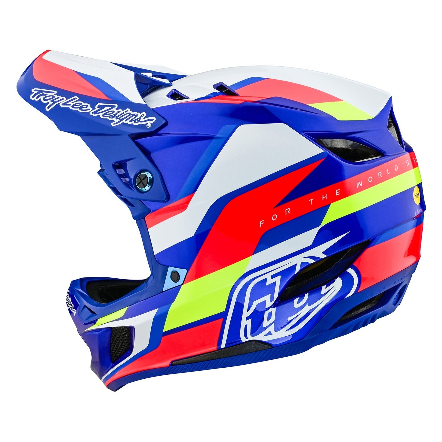 TLD D4 Composite Helmet Omega White / Blue