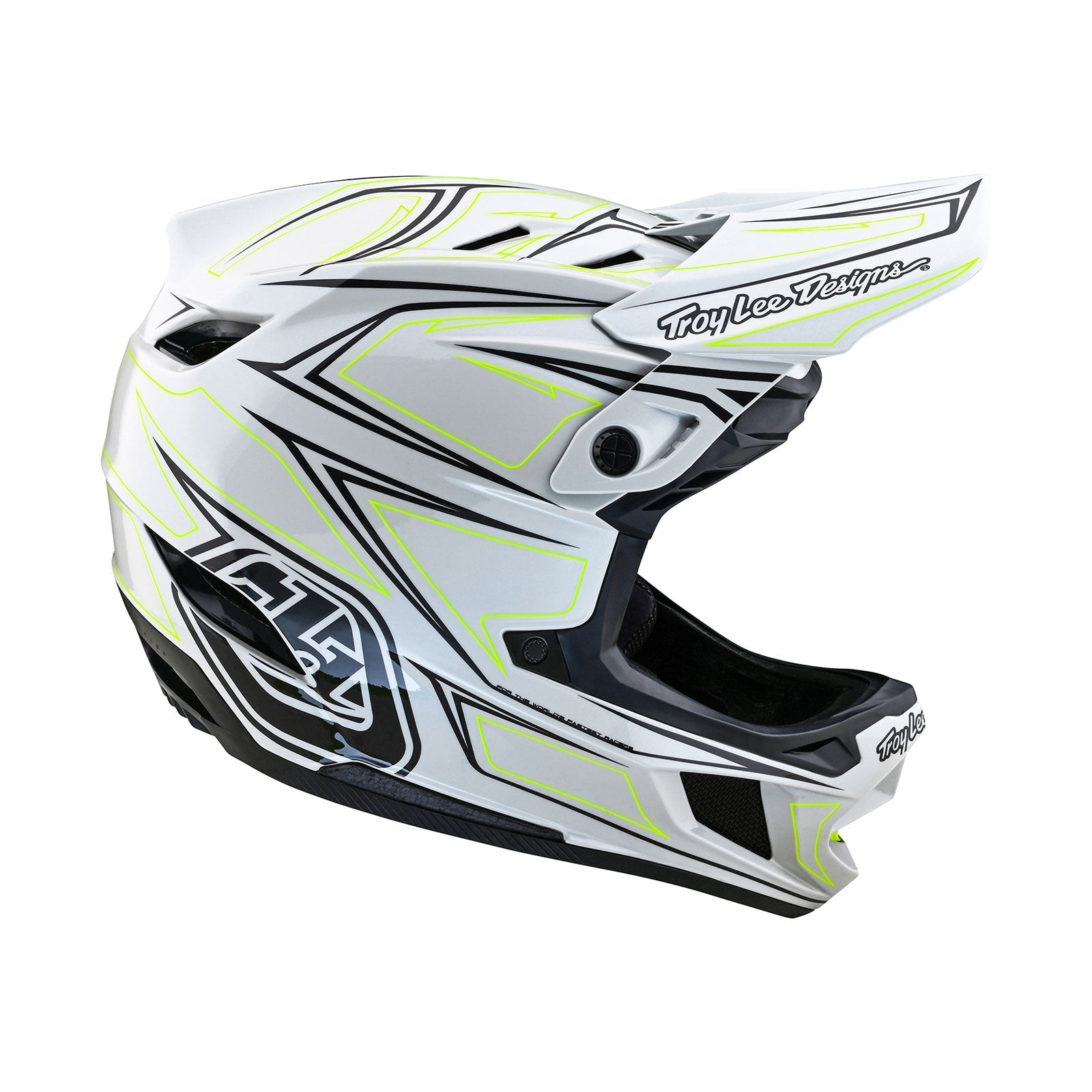 TLD D4 Composite Helmet W/MIPS Pinned Light Gray