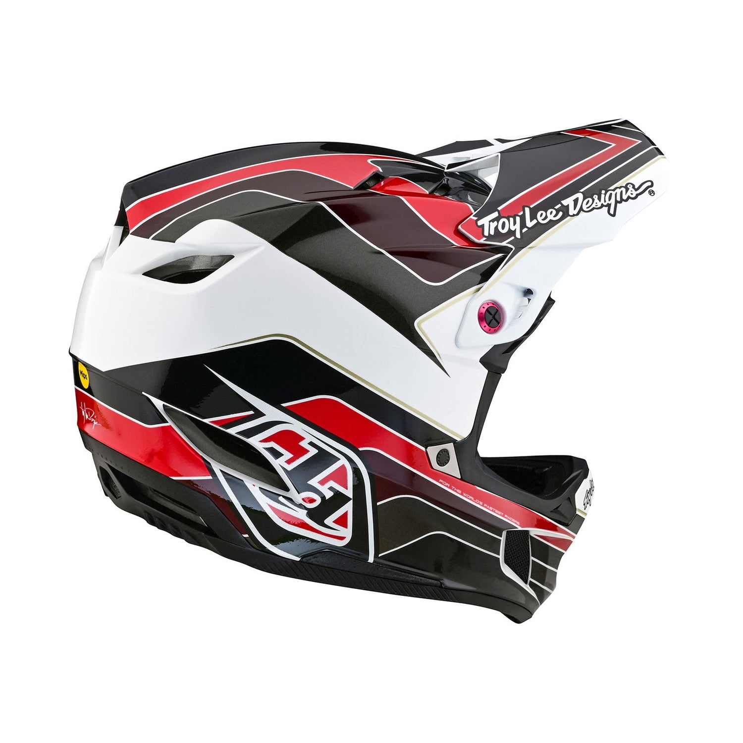 D4 Polyacrylite Helmet W/MIPS Block Charcoal / Red