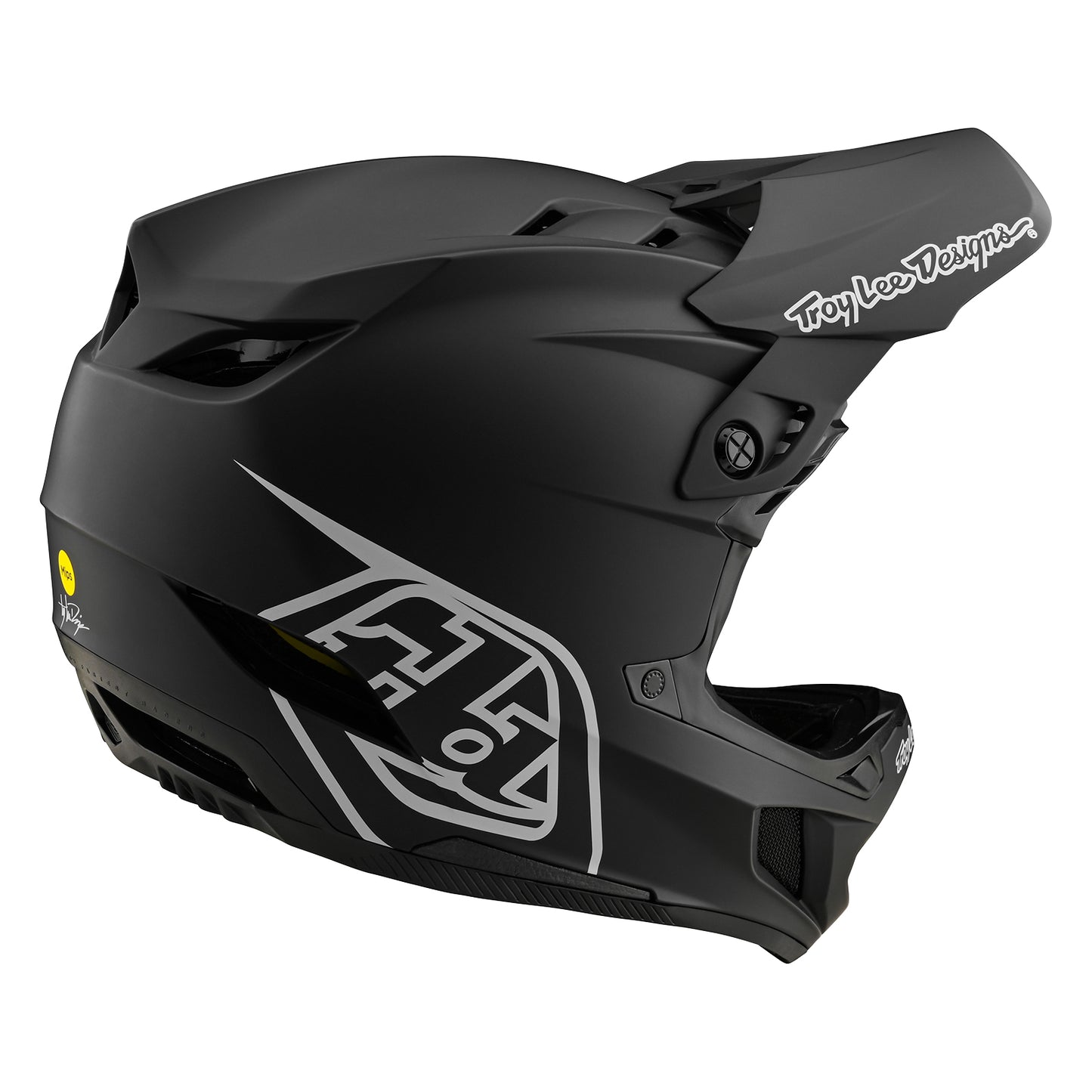 TLD D4 Polyacrylite Helmet W/MIPS Stealth Black