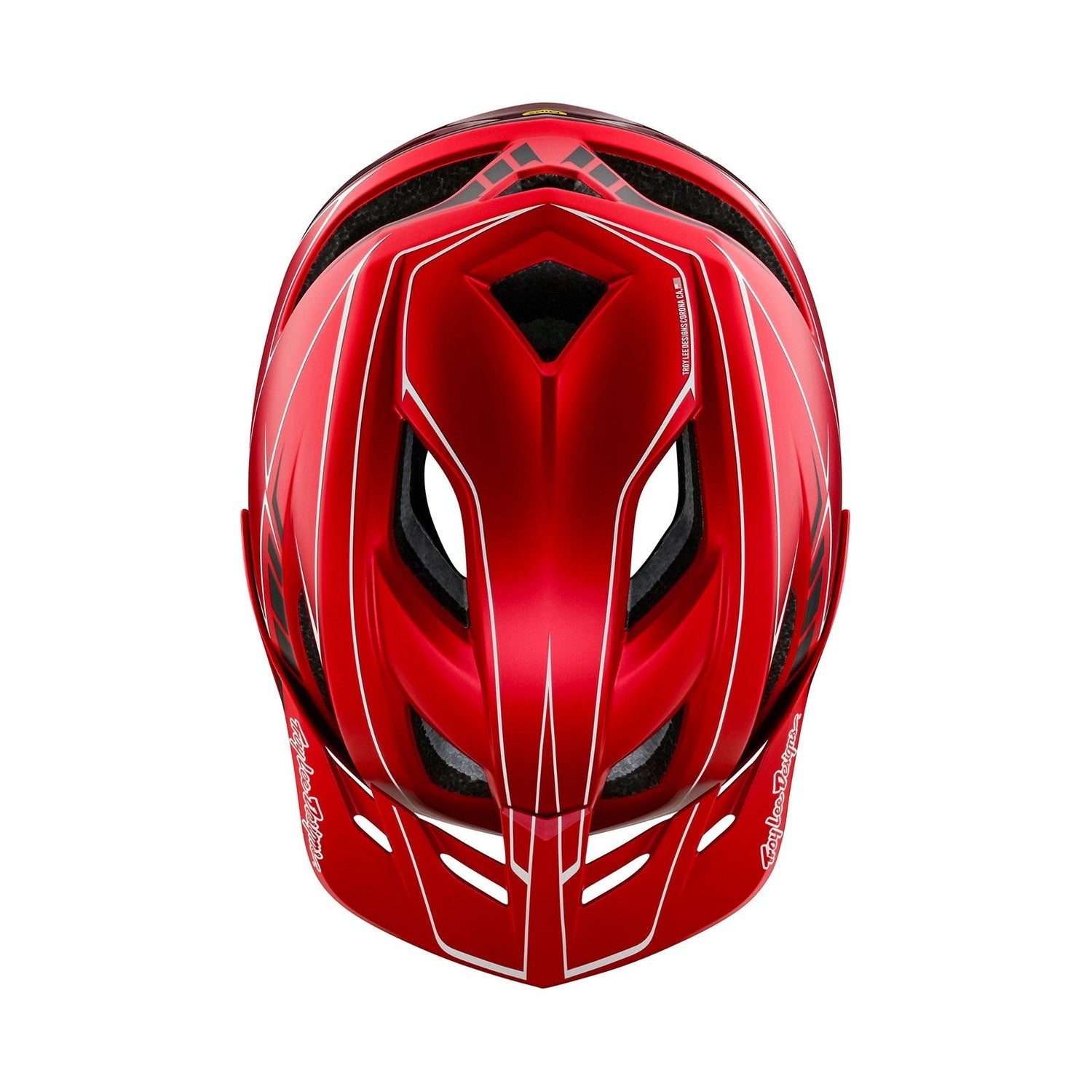 Flowline SE Helmet W/MIPS Pinstripe Red