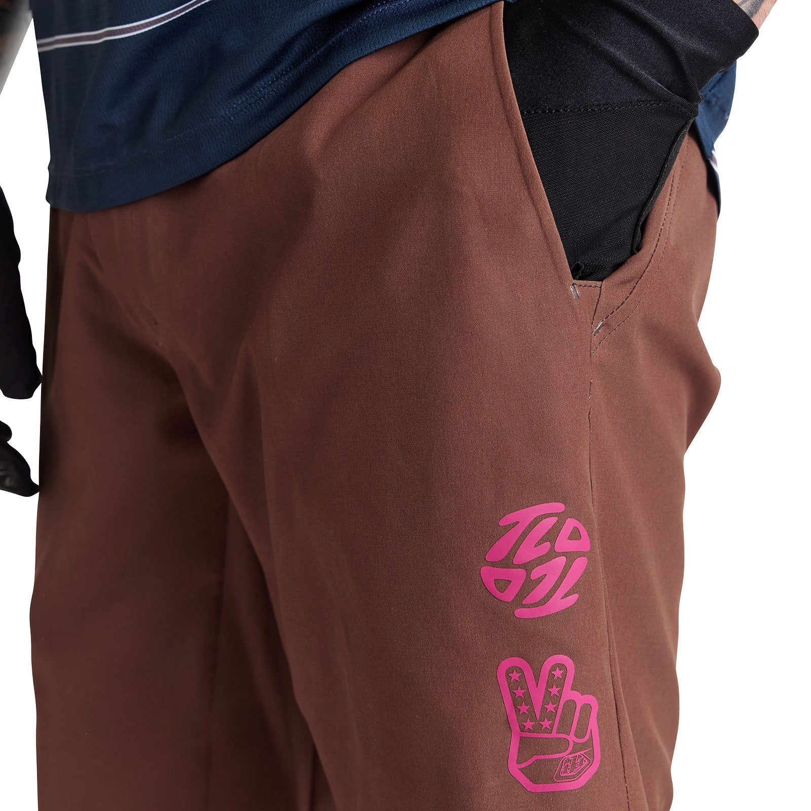 Troy Lee Flowline Superlyte Short Mono Chocolate