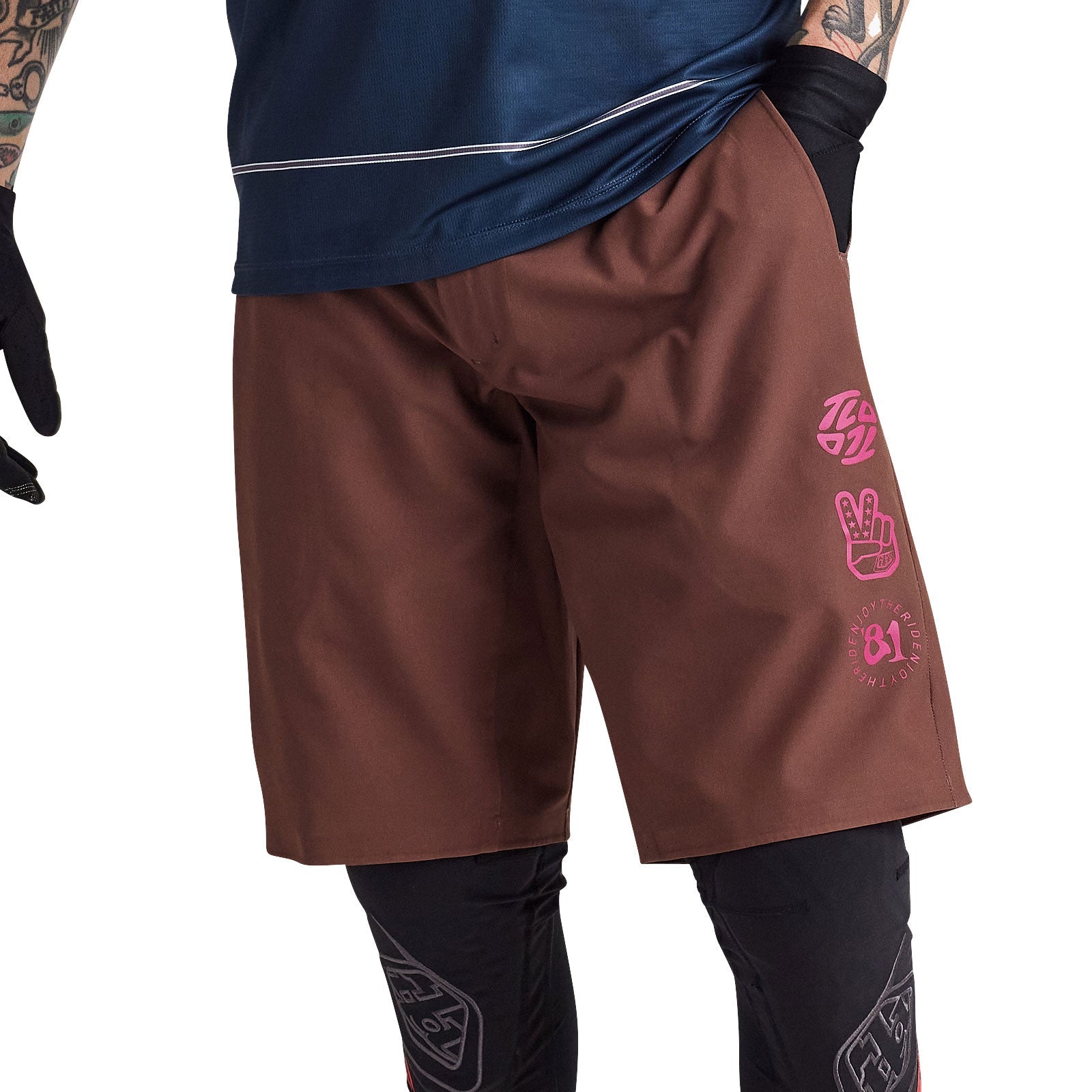 Troy Lee Flowline Superlyte Short Mono Chocolate