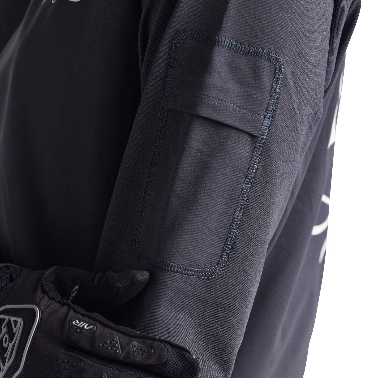 Troy Lee Ruckus Long Sleeve Ride Tee Bolts Carbon