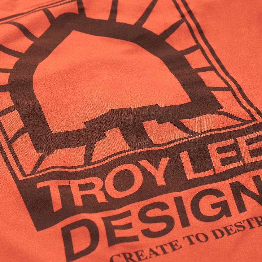 Troy Lee Ruckus Long Sleeve Ride Tee Create to Destroy Brick