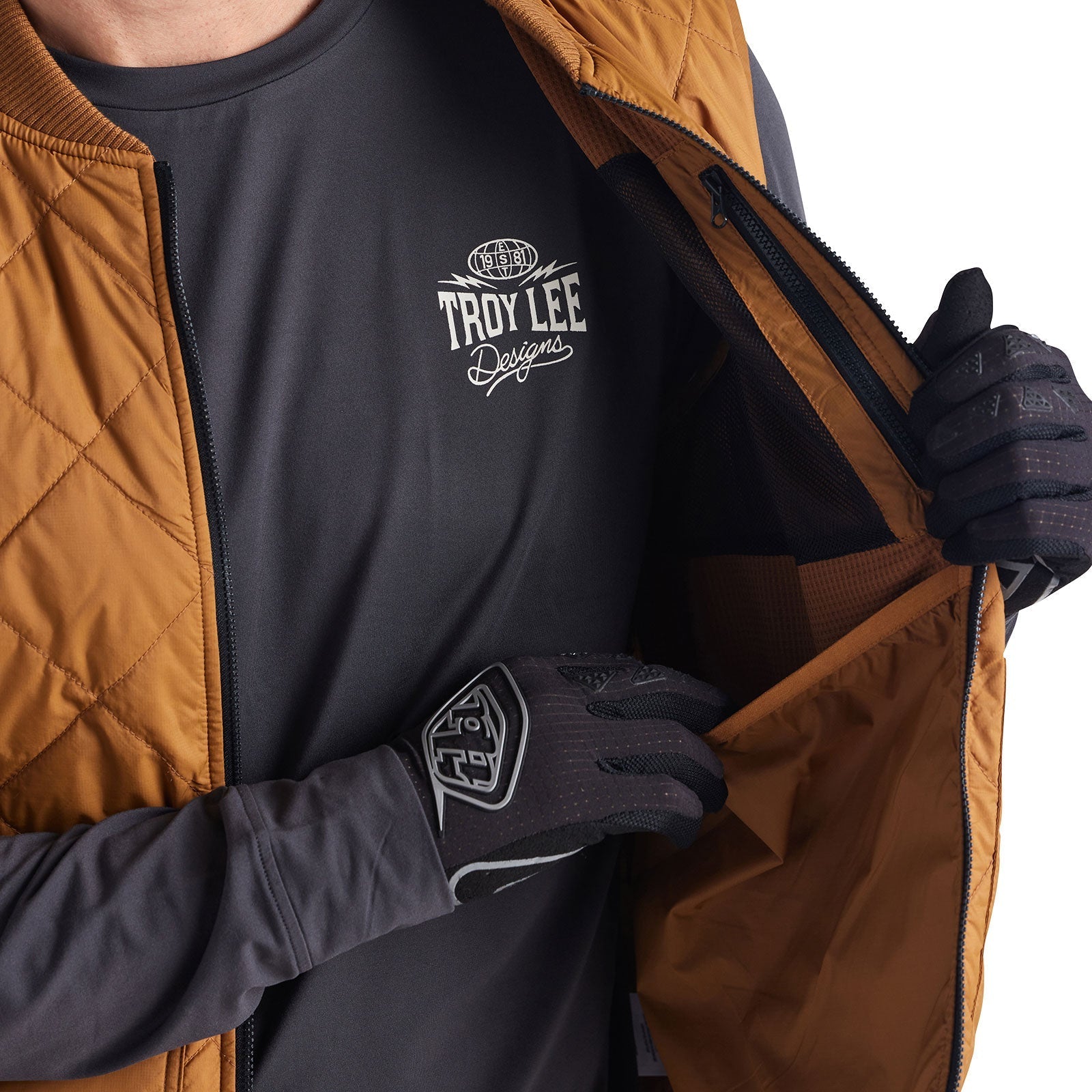 TLD Ruckus Ride Vest Mono Dark Canvas