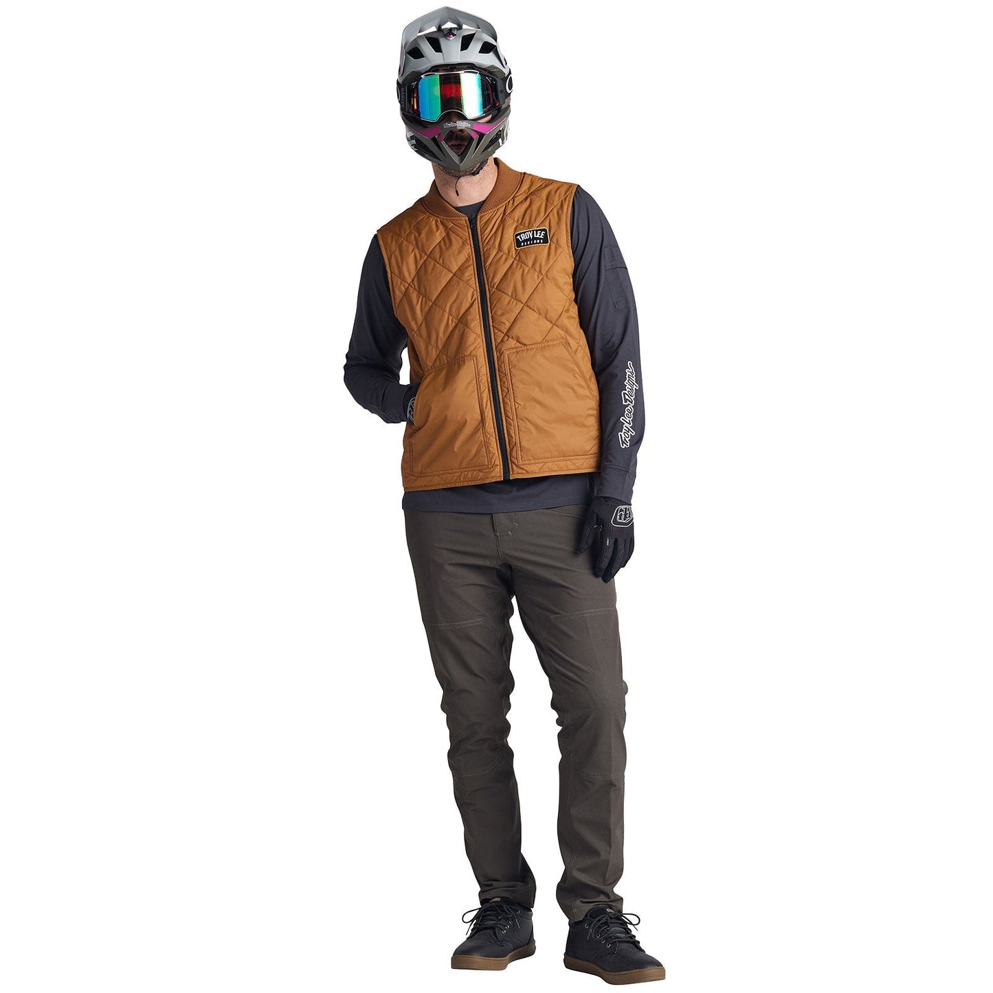 TLD Ruckus Ride Vest Mono Dark Canvas