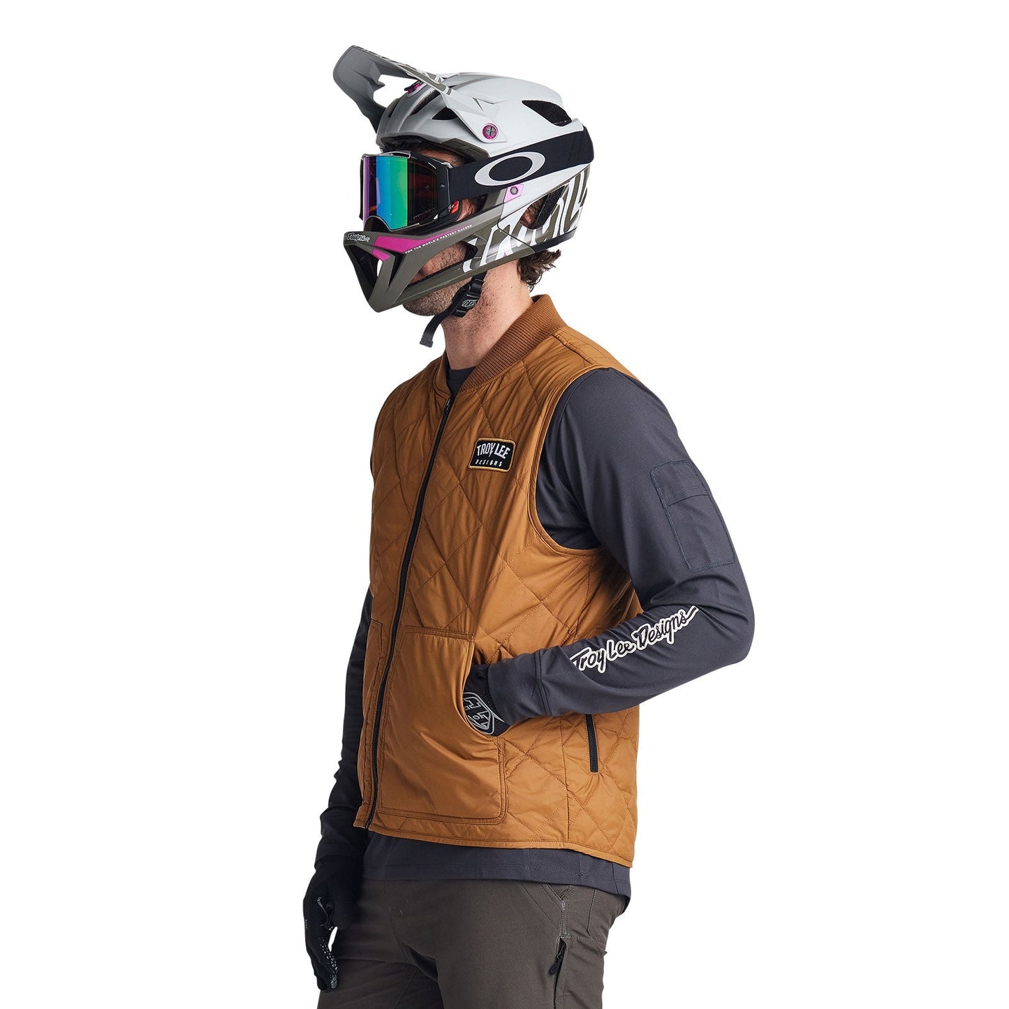 Troy Lee Ruckus Ride Vest Mono Dark Canvas