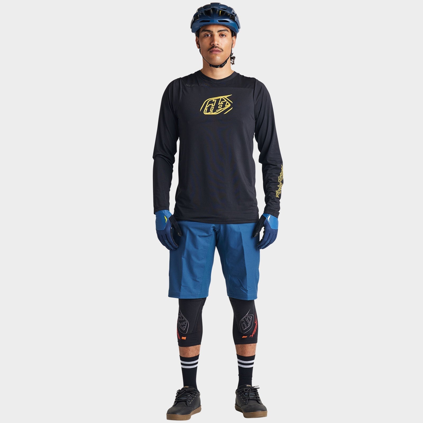 Troy Lee Skyline LS Jersey Iconic Black
