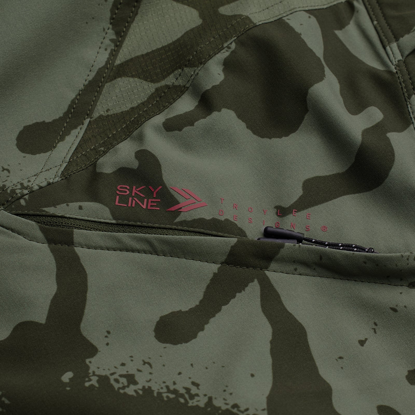 Troy Lee Skyline Short W/liner Shadow Camo Olive