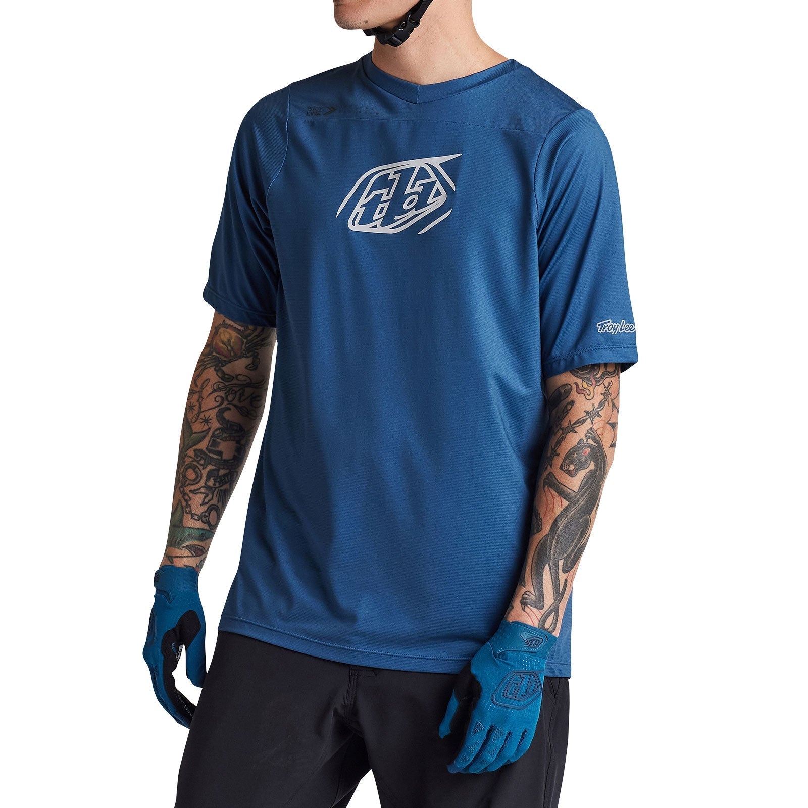 Troy Lee Skyline SS Jersey Iconic Indigo
