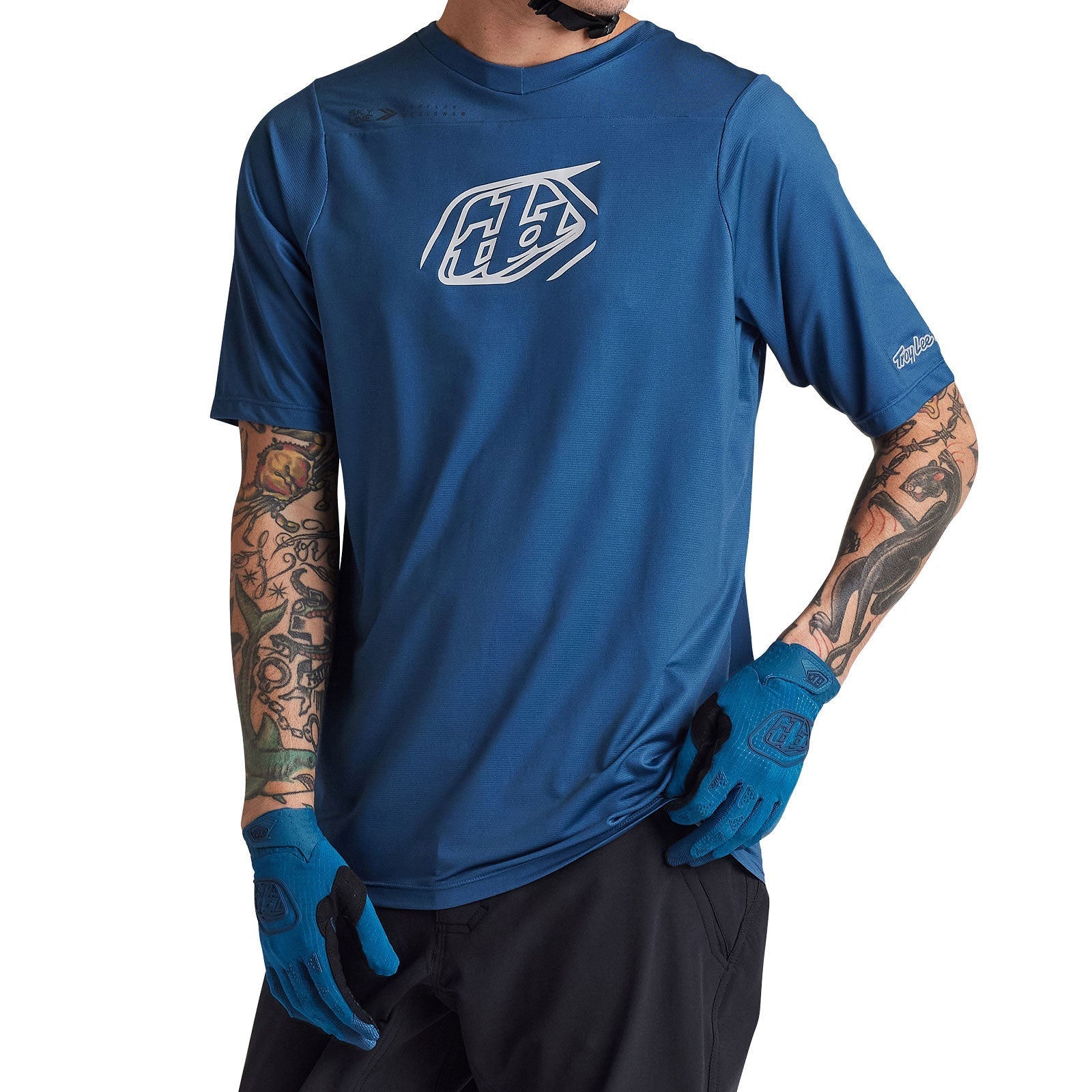 Troy Lee Skyline SS Jersey Iconic Indigo