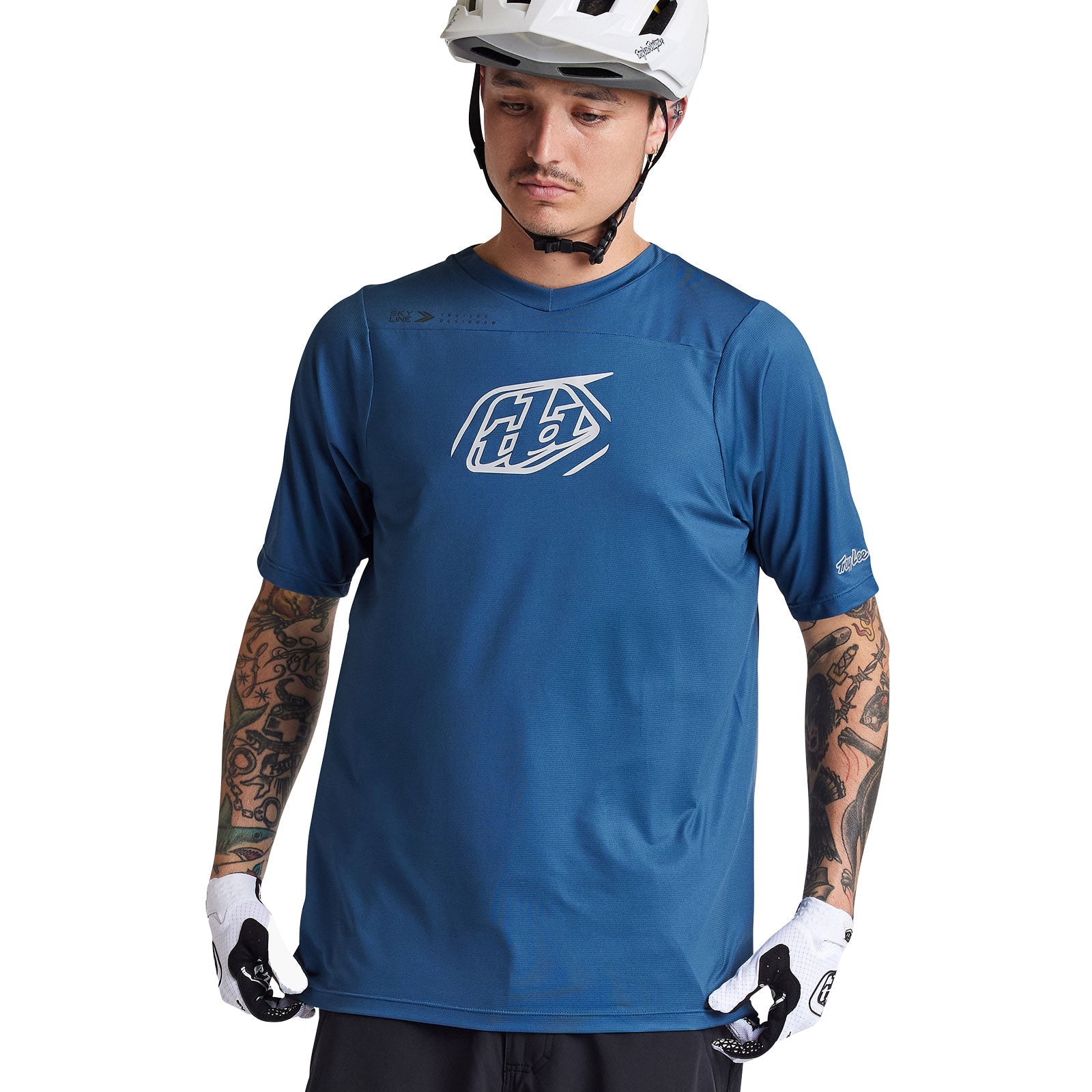 Troy Lee Skyline SS Jersey Iconic Indigo