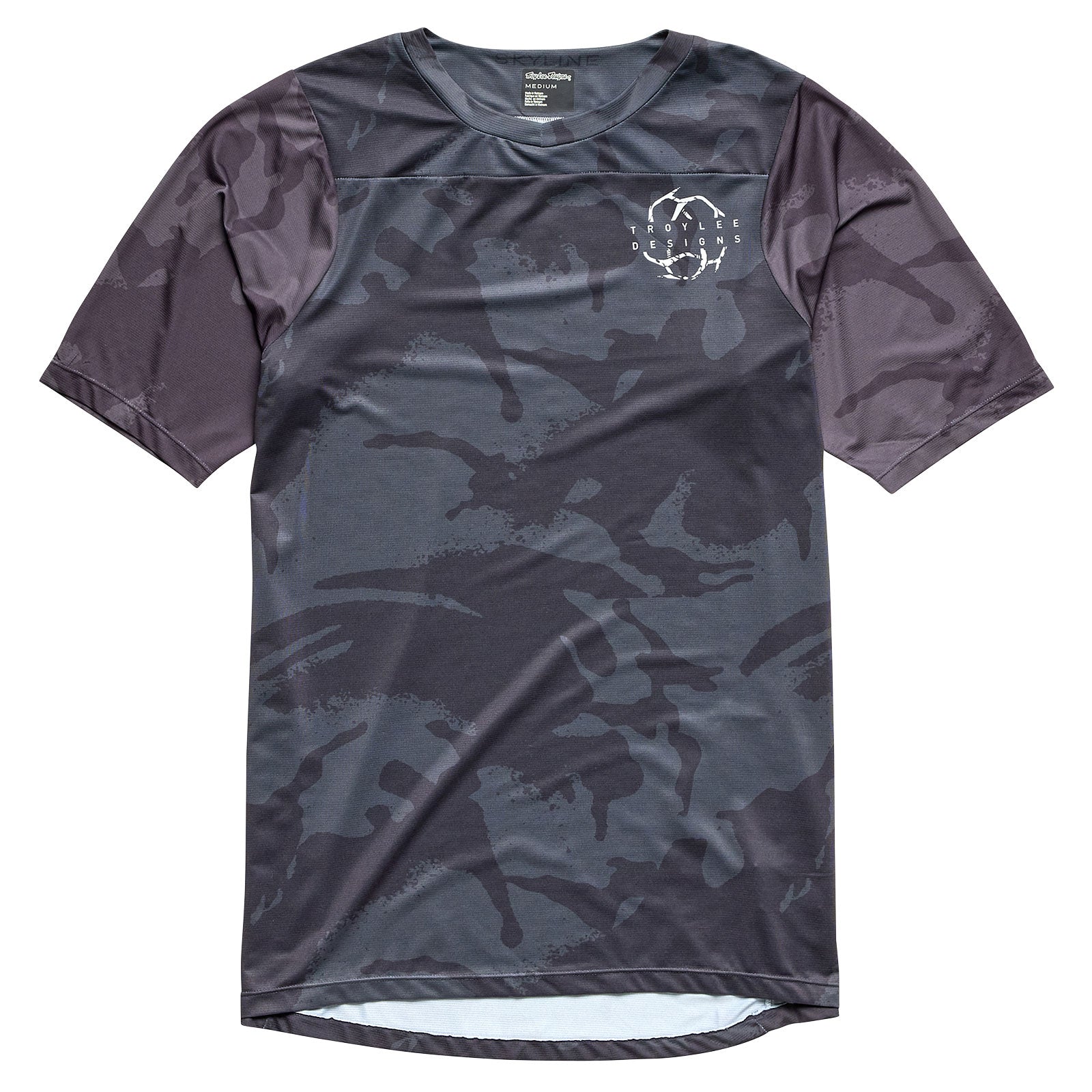 Troy Lee Skyline SS Jersey Shadow Camo Carbon