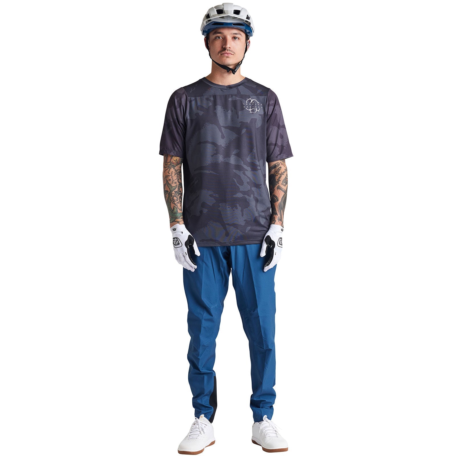 Troy Lee Skyline SS Jersey Shadow Camo Carbon