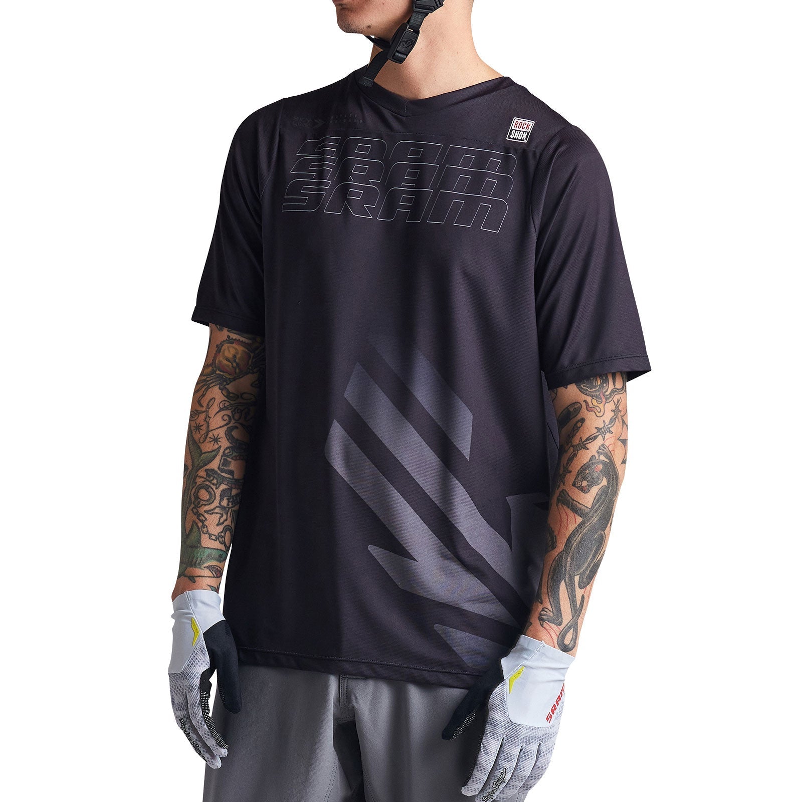 Troy Lee Skyline SS Jersey SRAM Eagle One Black