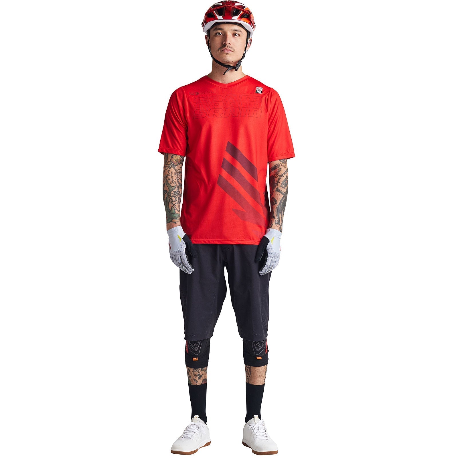 Troy Lee Skyline SS Jersey SRAM Eagle One Fiery Red