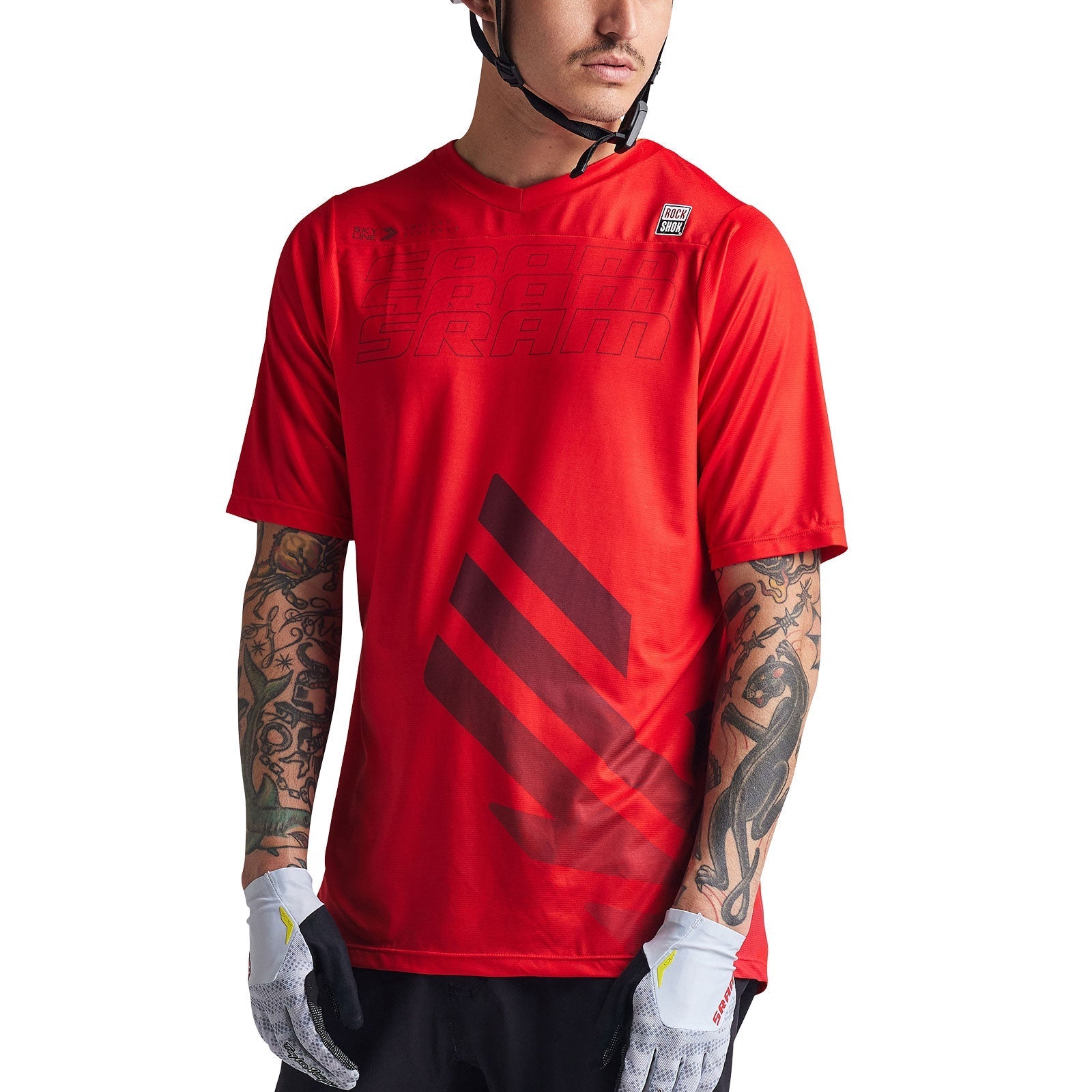 Troy Lee Skyline SS Jersey SRAM Eagle One Fiery Red