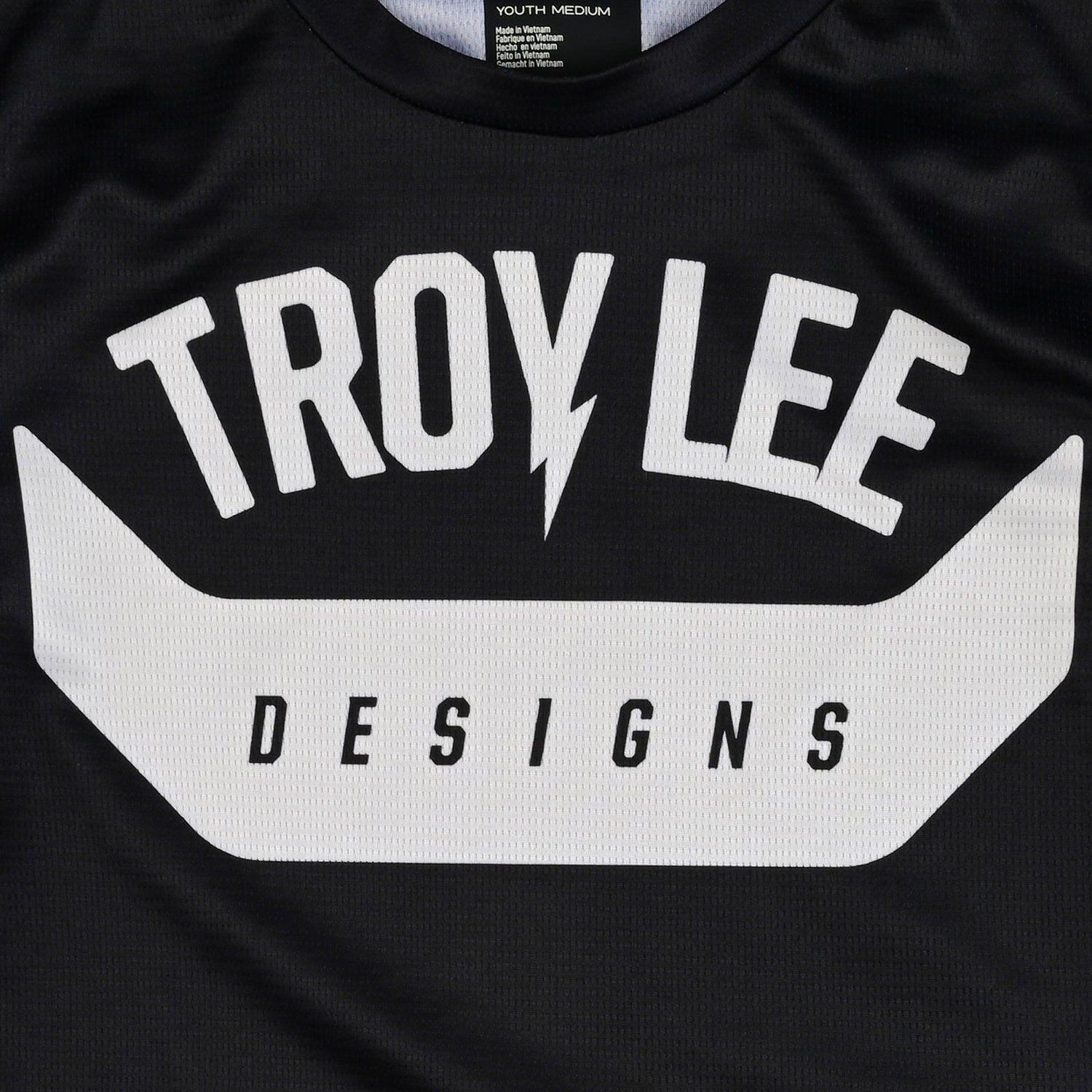 Troy Lee Youth Flowline LS Jersey Aircore Black