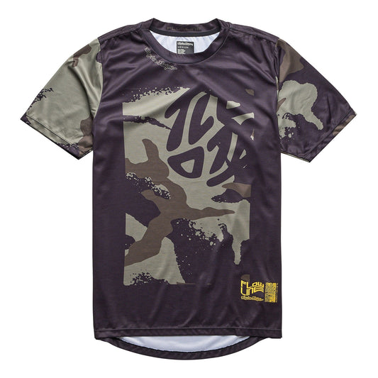 Troy Lee Youth Flowline SS Jersey Confined Black