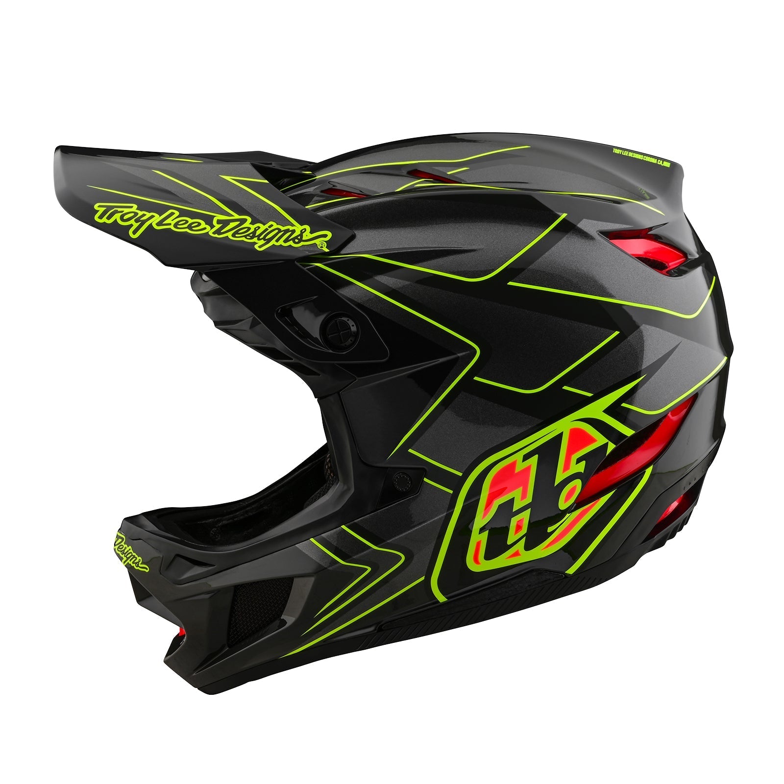 TLD D4 Composite Helmet Ghostwing Grey