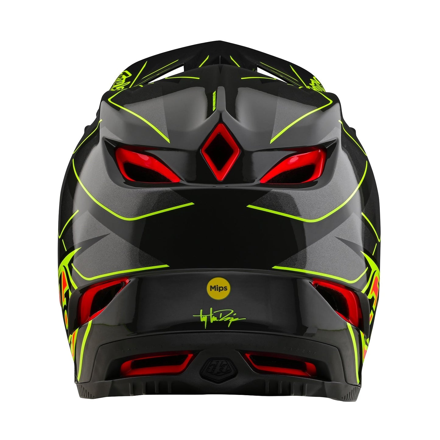 TLD D4 Composite Helmet Ghostwing Grey