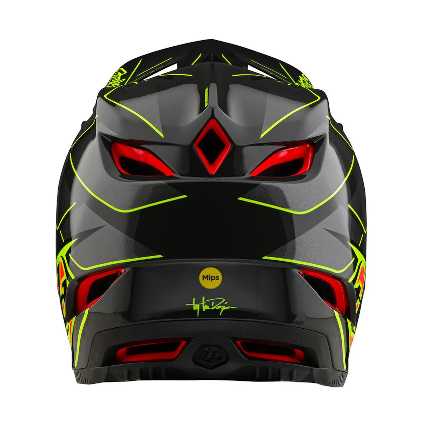 TLD D4 Composite Helmet Ghostwing Grey