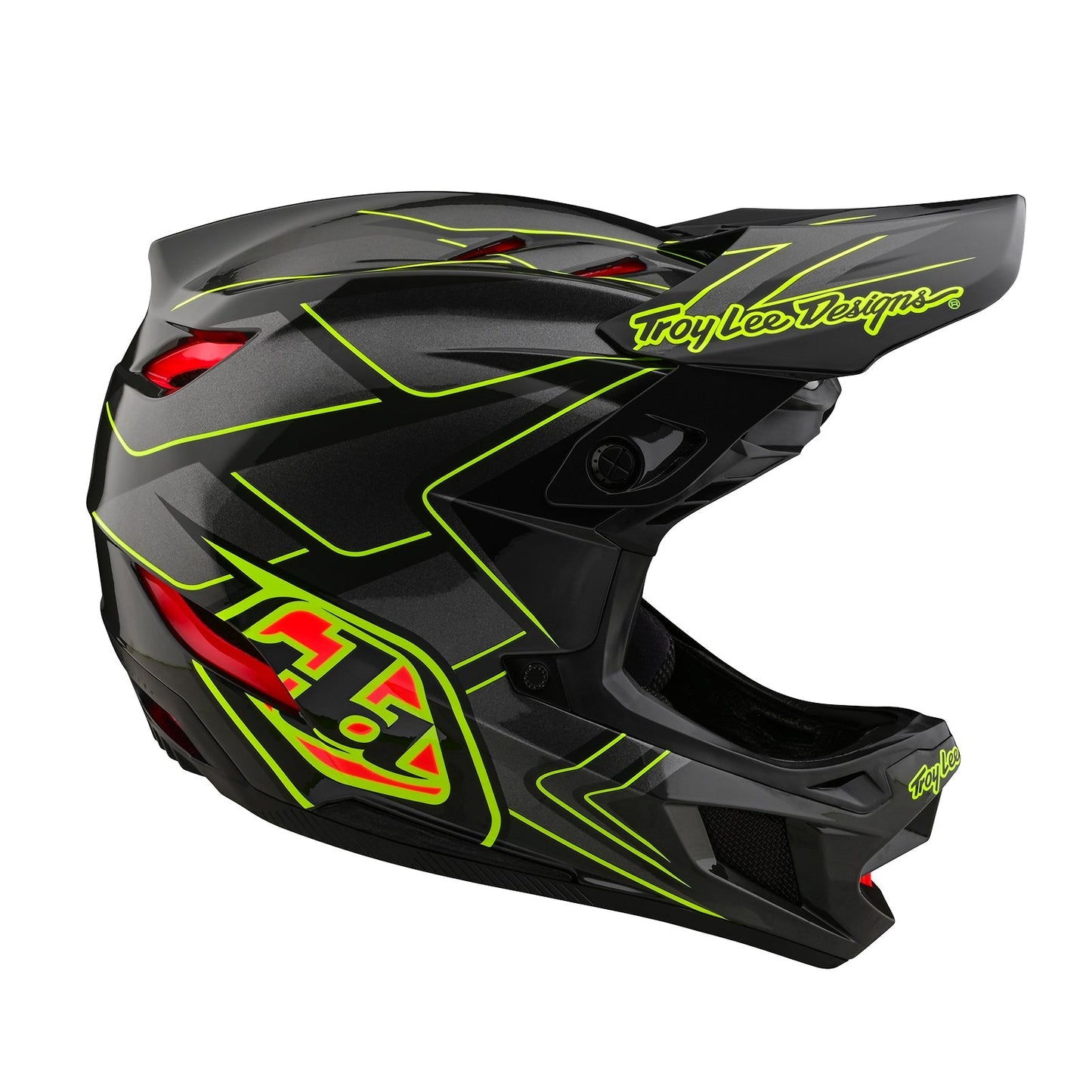 TLD D4 Composite Helmet Ghostwing Grey