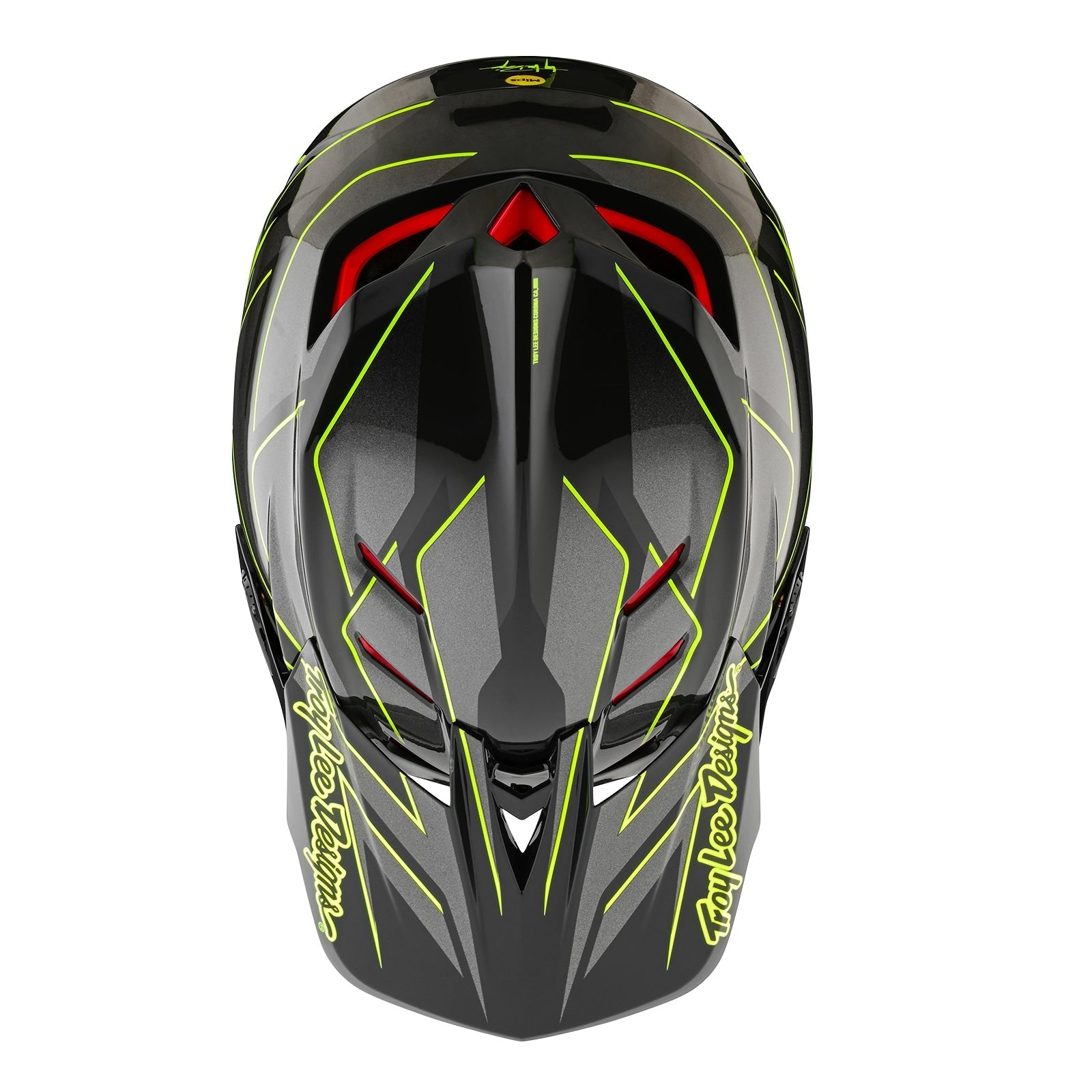 TLD D4 Composite Helmet Ghostwing Grey