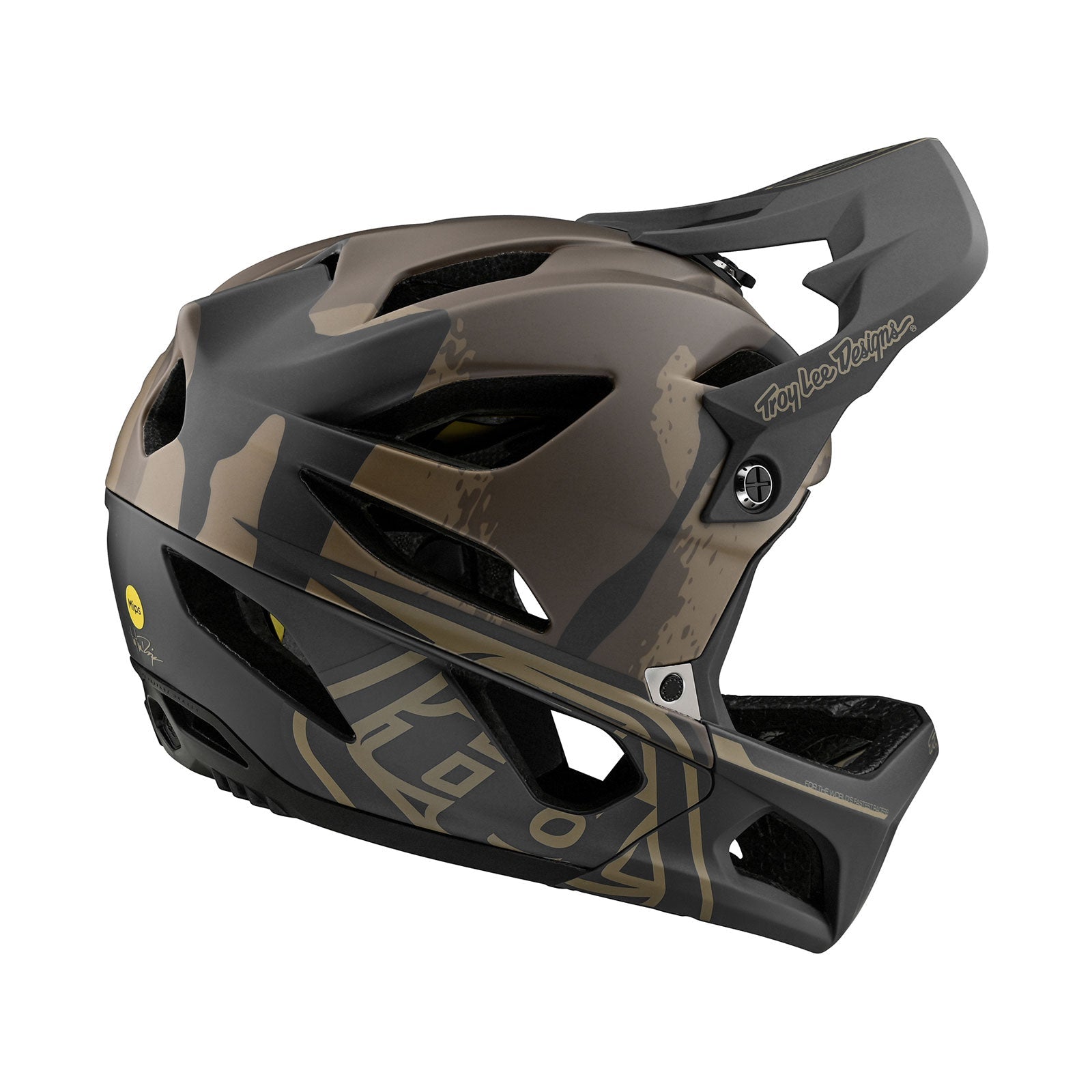 TLD Stage Helmet W/MIPS Stealth Camo Olive
