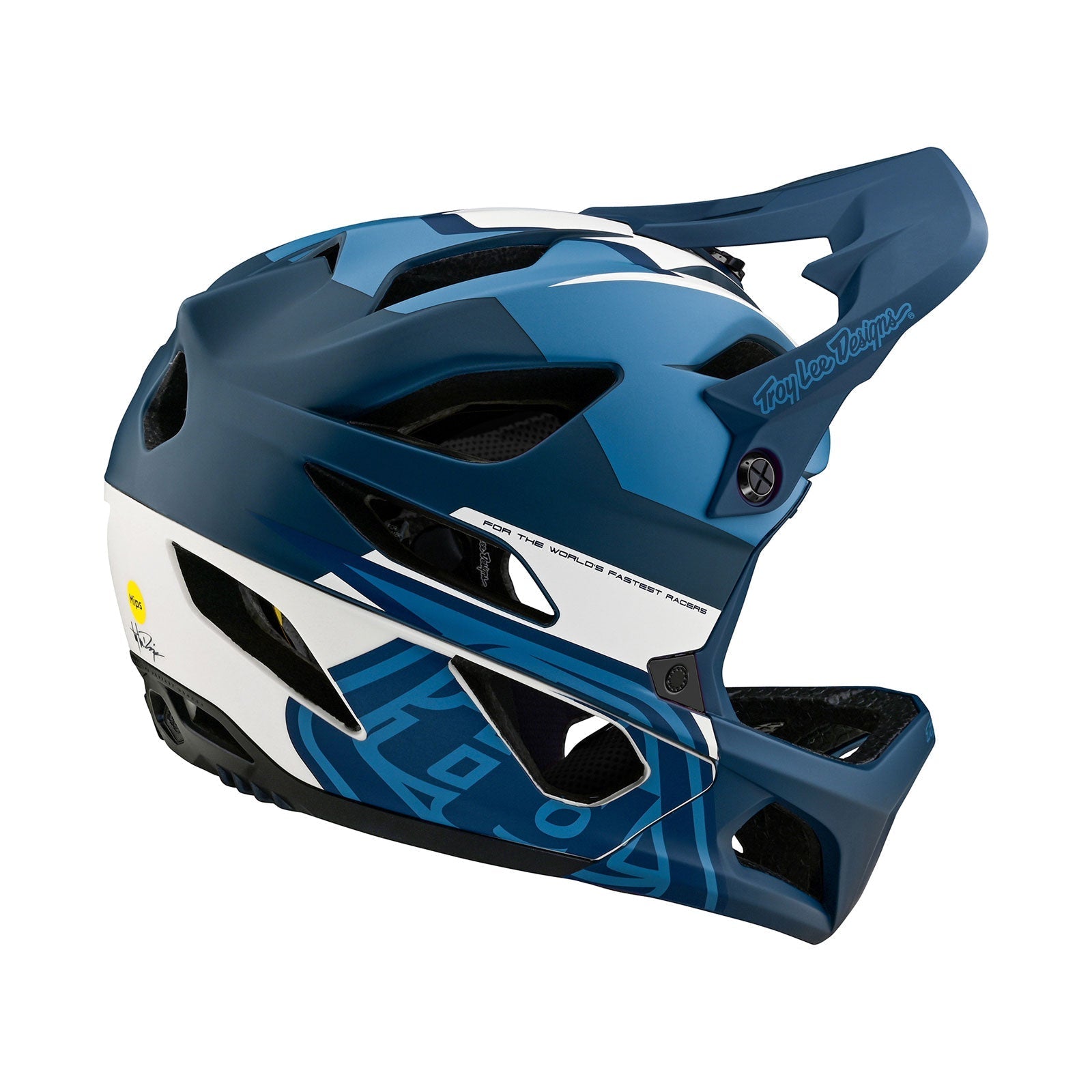 TLD Stage Helmet W/MIPS Vector Blue